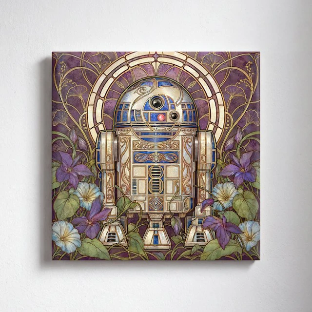 Kleury.art - [Ceramic Tile Art] "Shrine of the Astromech” by Kleury.art (1/5)