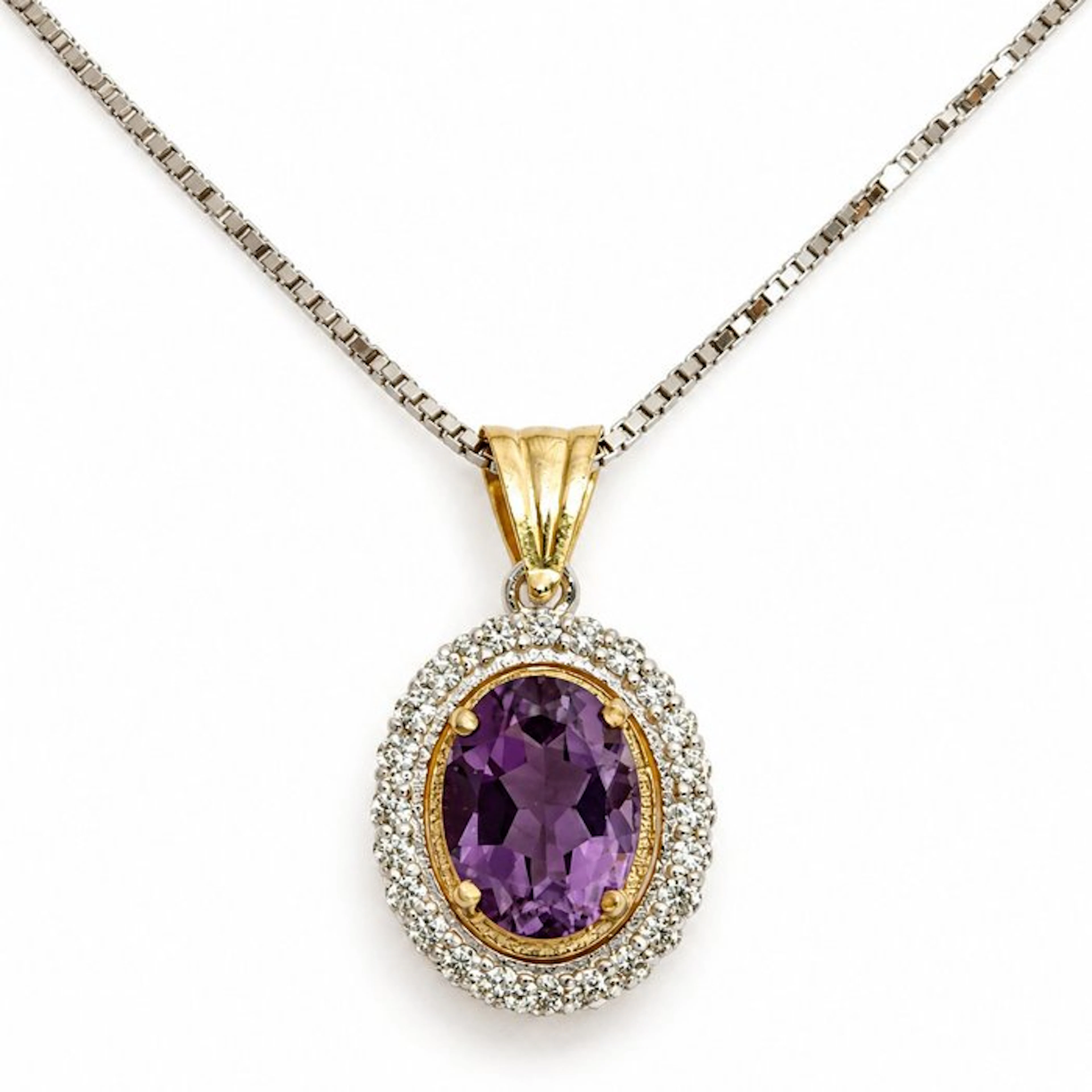 No reserve price - Necklace with pendant - 18 kt