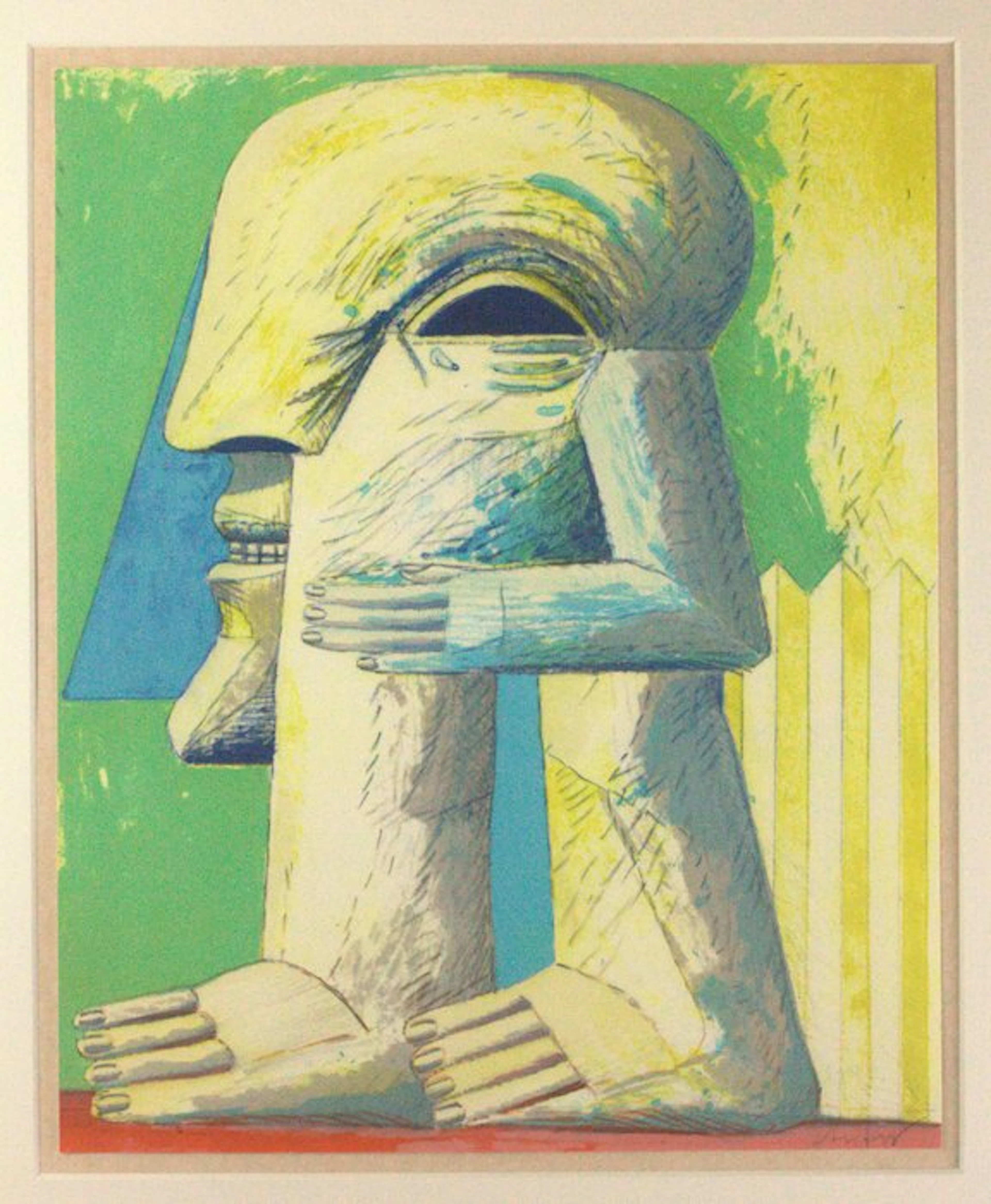 Horst Antes (1936) - Figur mit Zaun (1976)