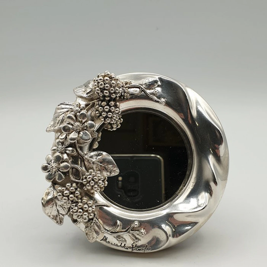 Marcello Giorgio - Specchio rivestito in Argento - Mirror - Silver-plated