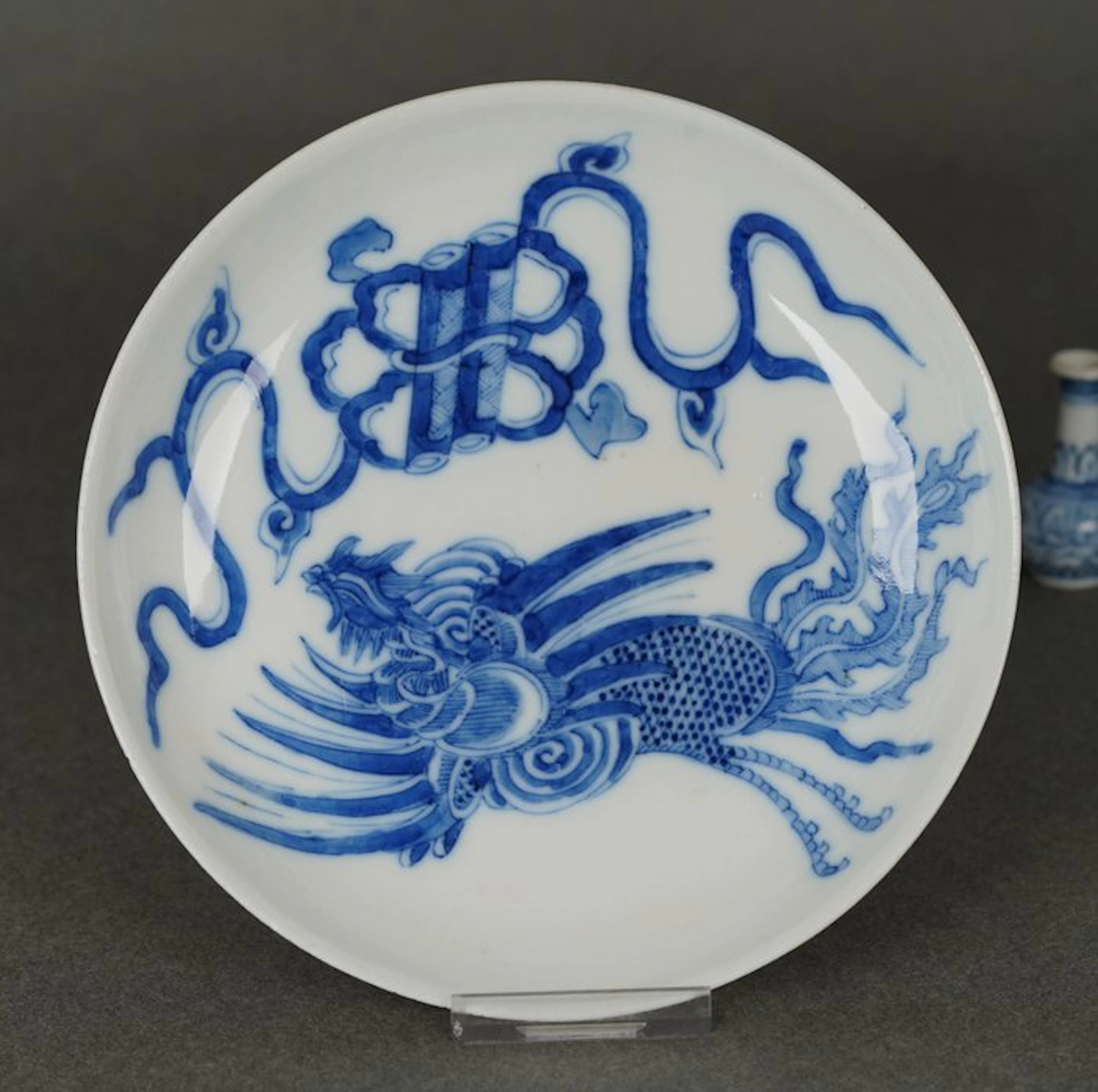 Qing Dynasty (19th Century) - Bowl - Phoenix in Flight...