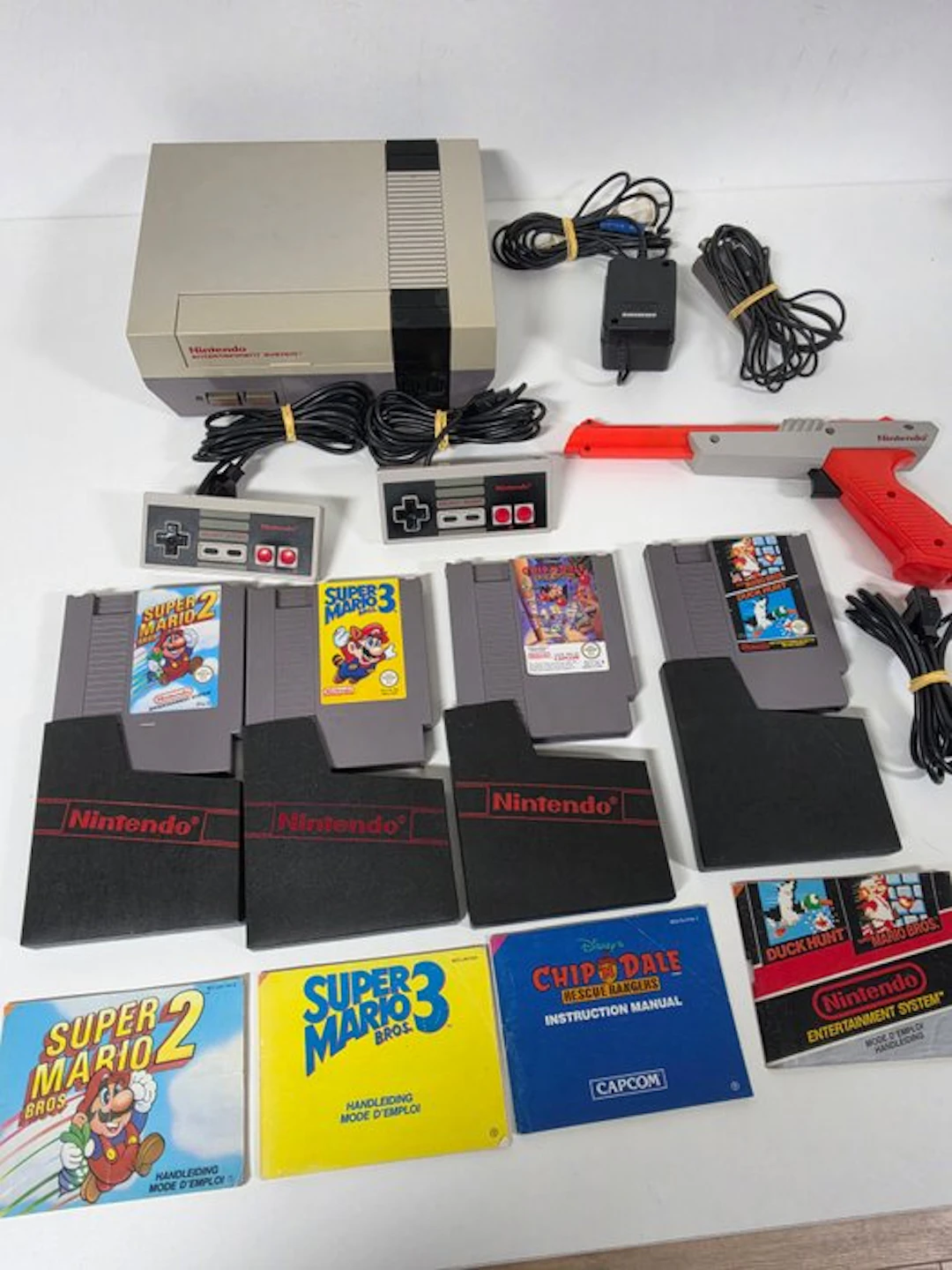 Nintendo - Nes - Nintendo NES Action Set & 3x Mario...