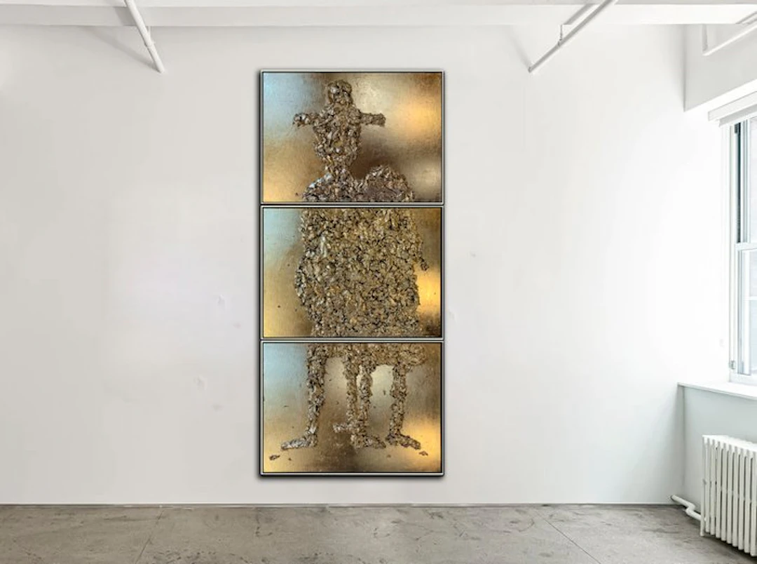 Fran Gonzalez (1959) - Portrait of Contemporary Couple (XXL) (con bastidor)
