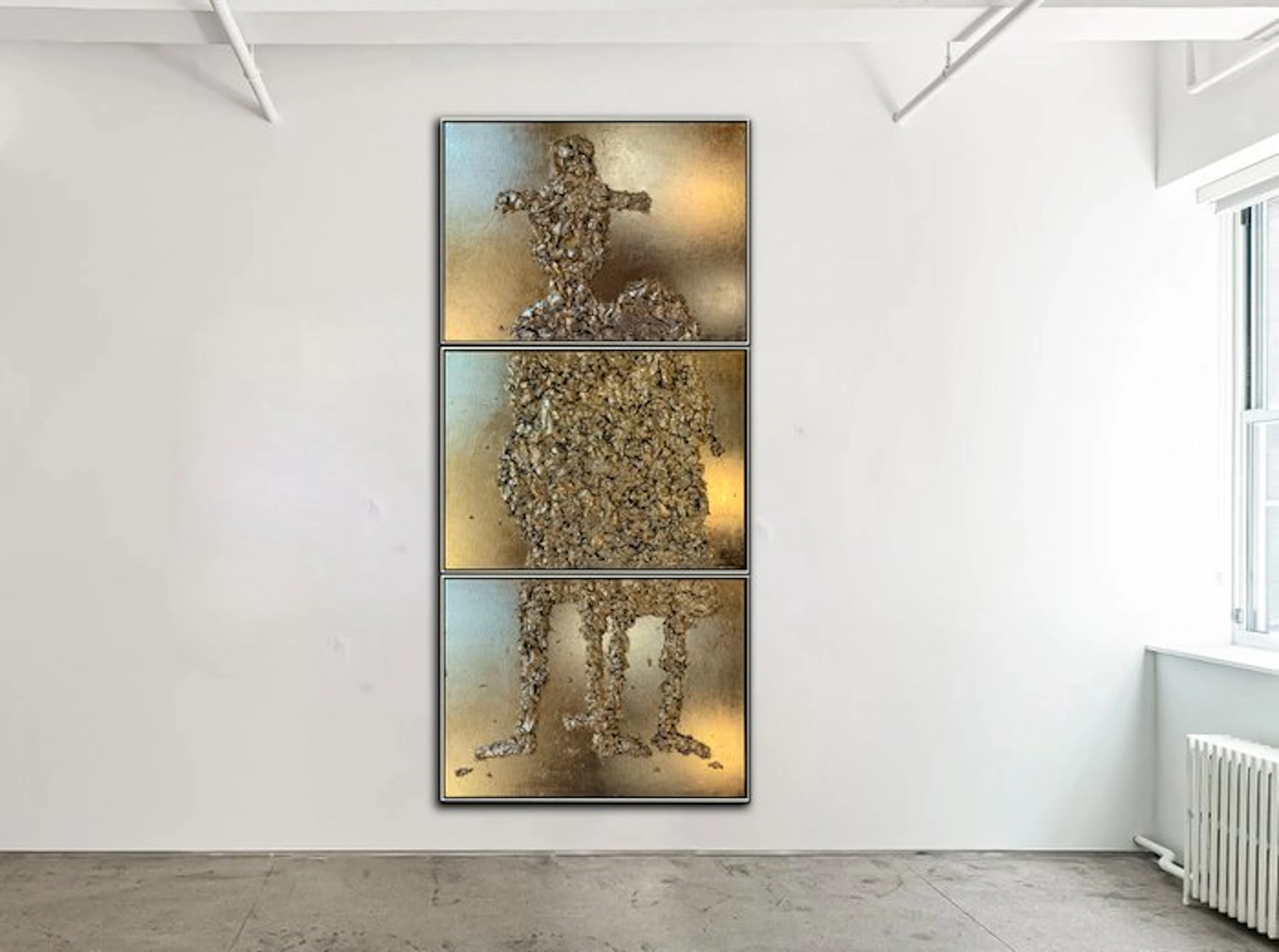 Fran Gonzalez (1959) - Portrait of Contemporary Couple (XXL) (con bastidor)