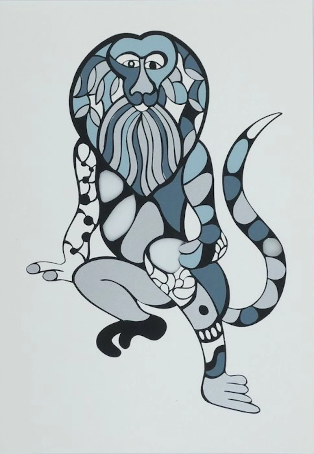 Niki De Saint-Phalle (1903-2002) - Le singe à la grande barbe