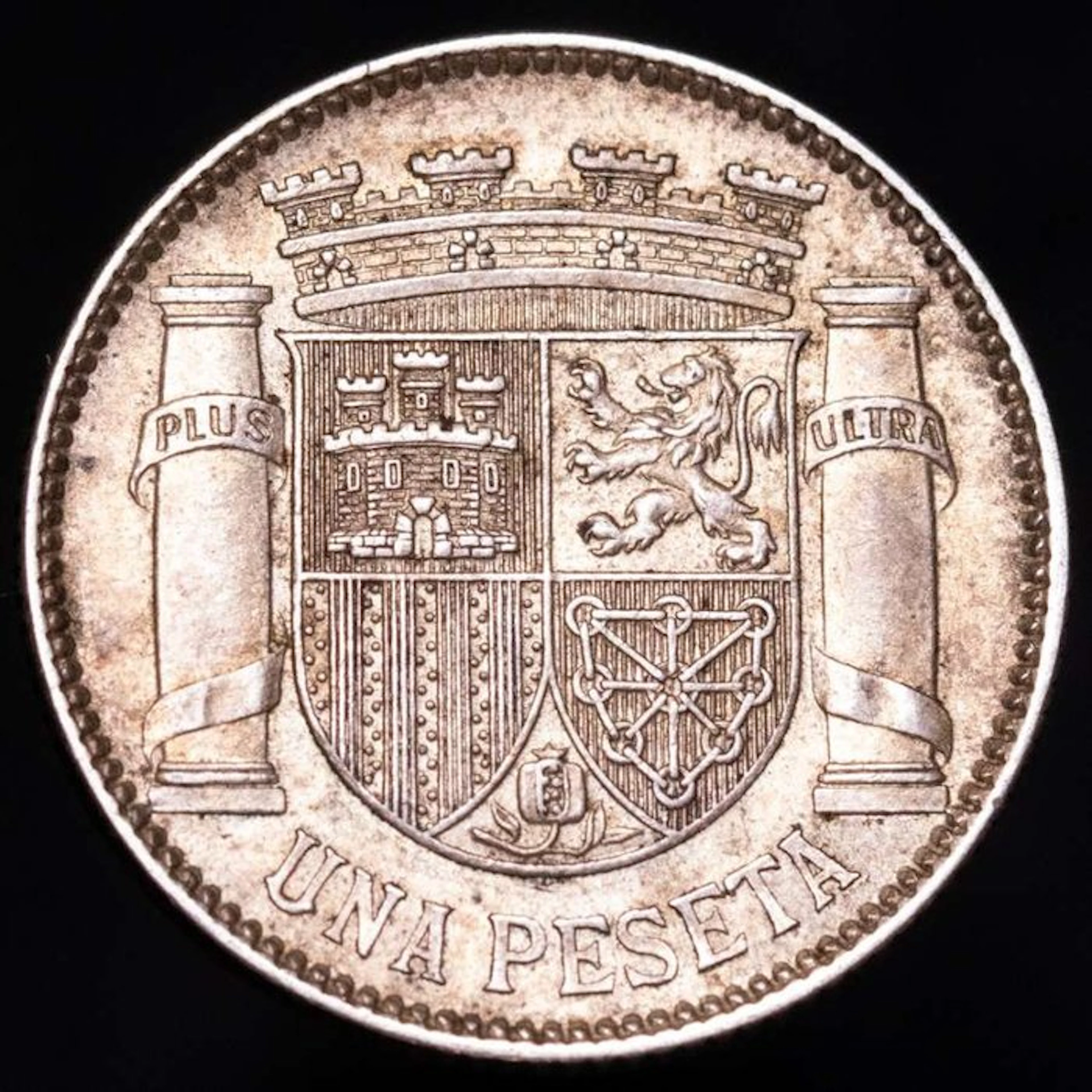 Spain. Republica española. Peseta Madrid, 1933(*34). (No reserve price)