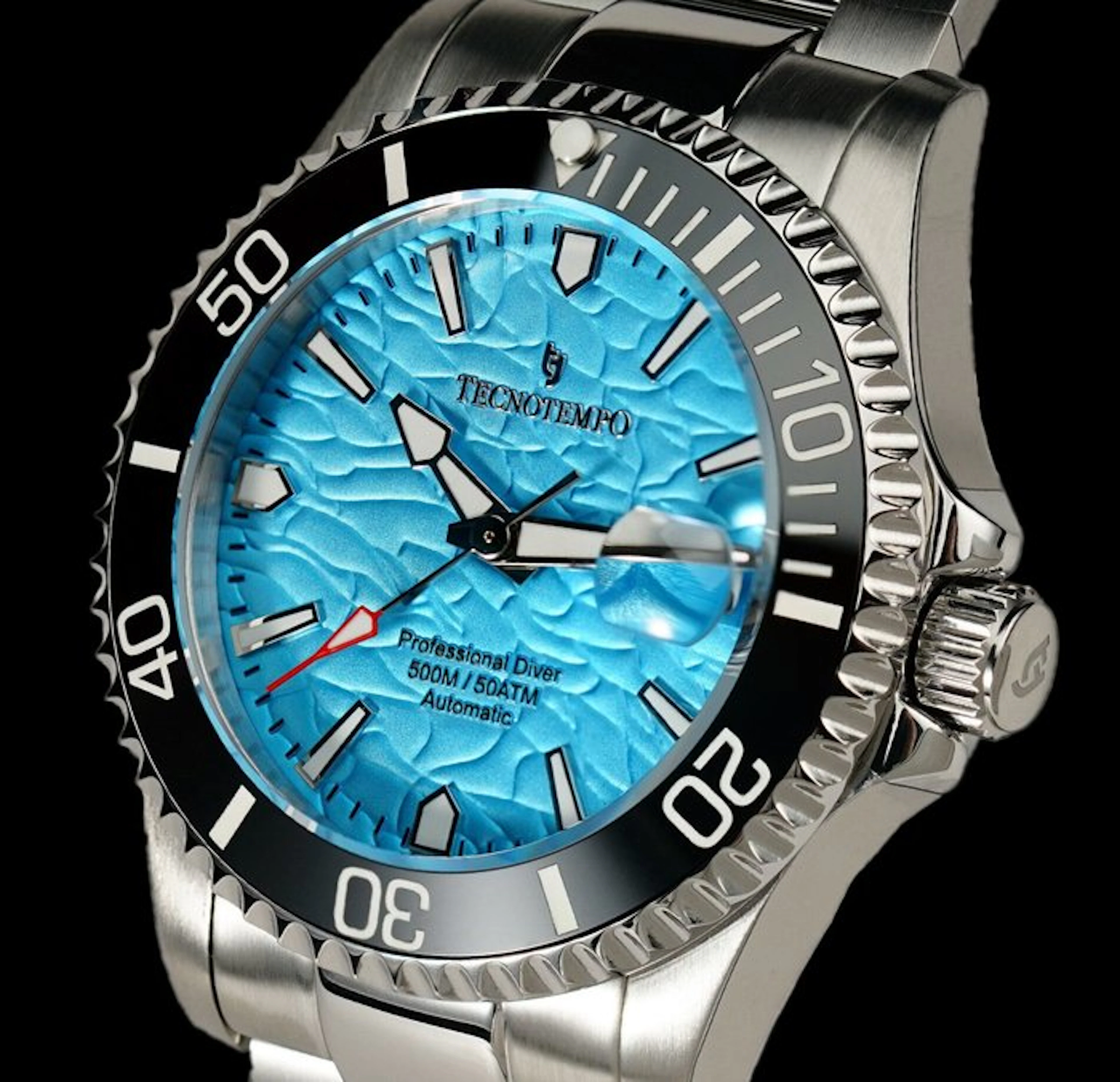 Tecnotempo - Automatic Professional Diver 500M / 50ATM...