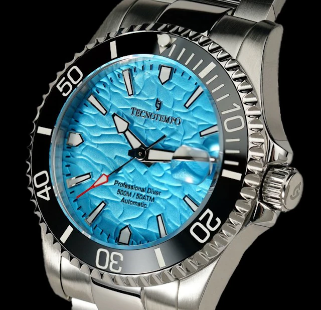Tecnotempo - Automatic Professional Diver 500M / 50ATM...