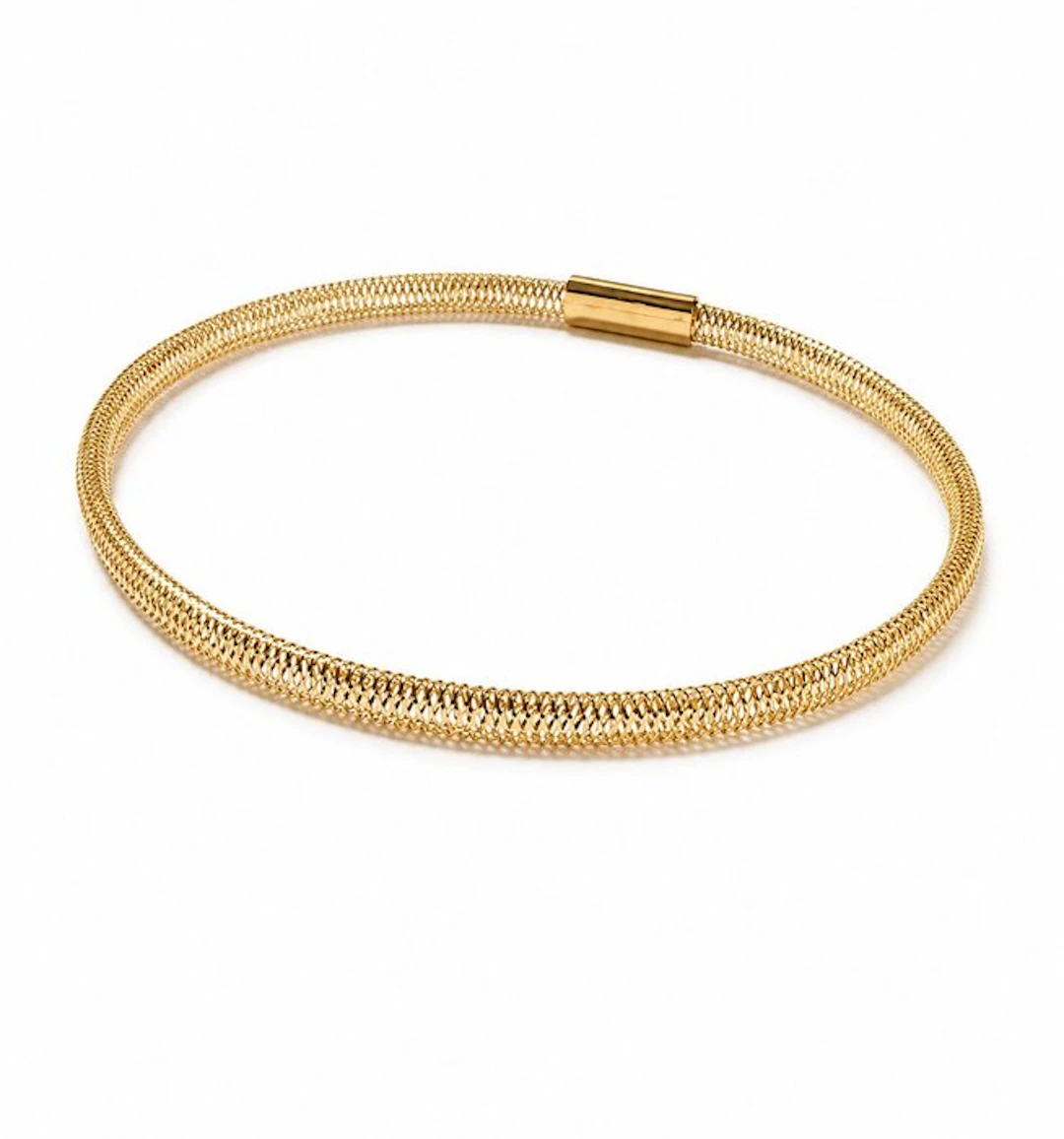 No reserve price - Bracelet - 18 kt. Yellow gold - Spring bracelet 0.9/1 g