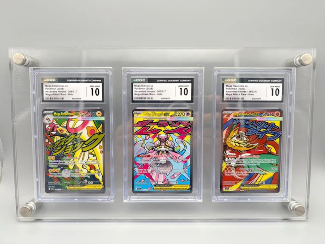 Pokémon - 3 Graded card - Mega Eelektross ex - Mega...