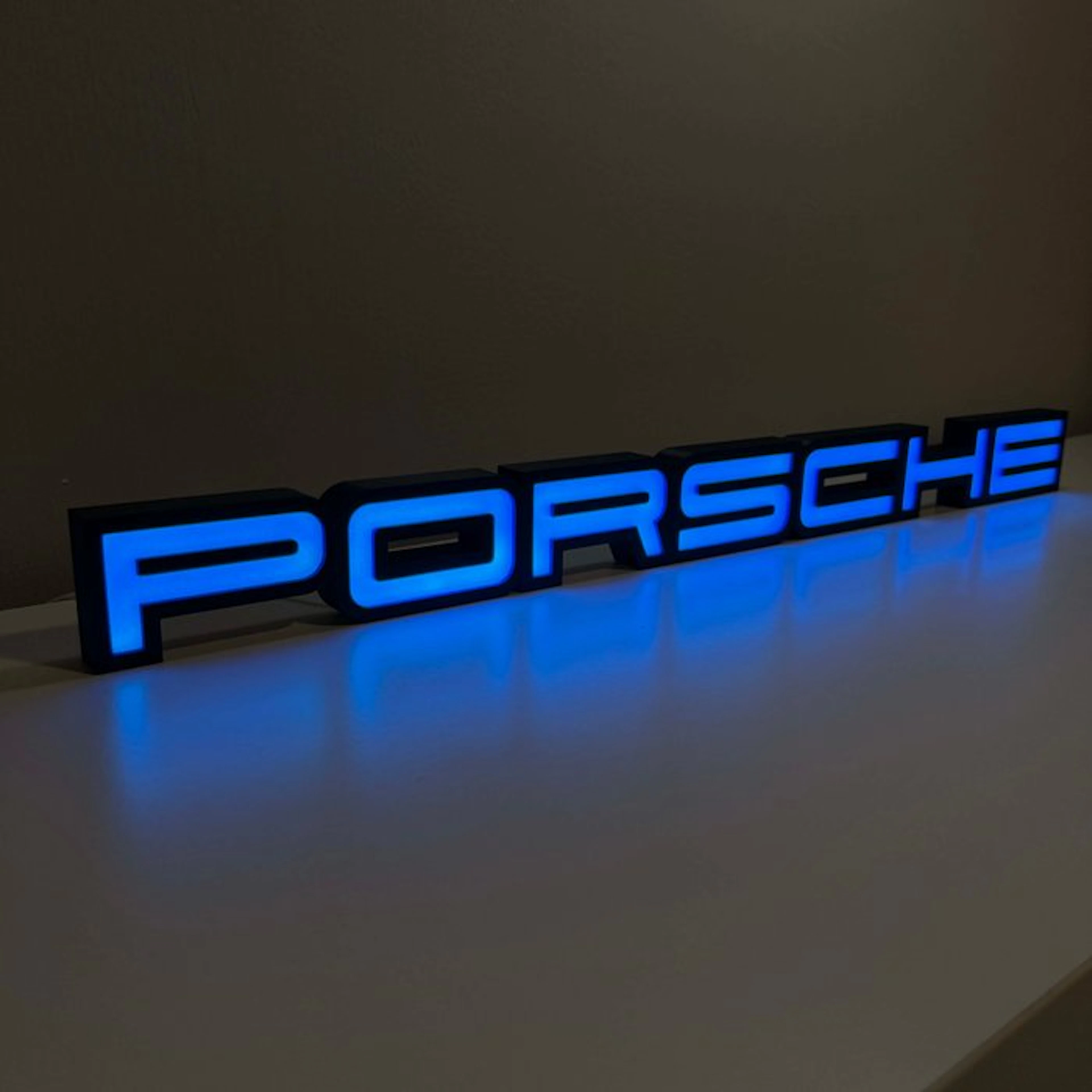 Sign - Porsche - Enseigne lumineuse PORSCHE