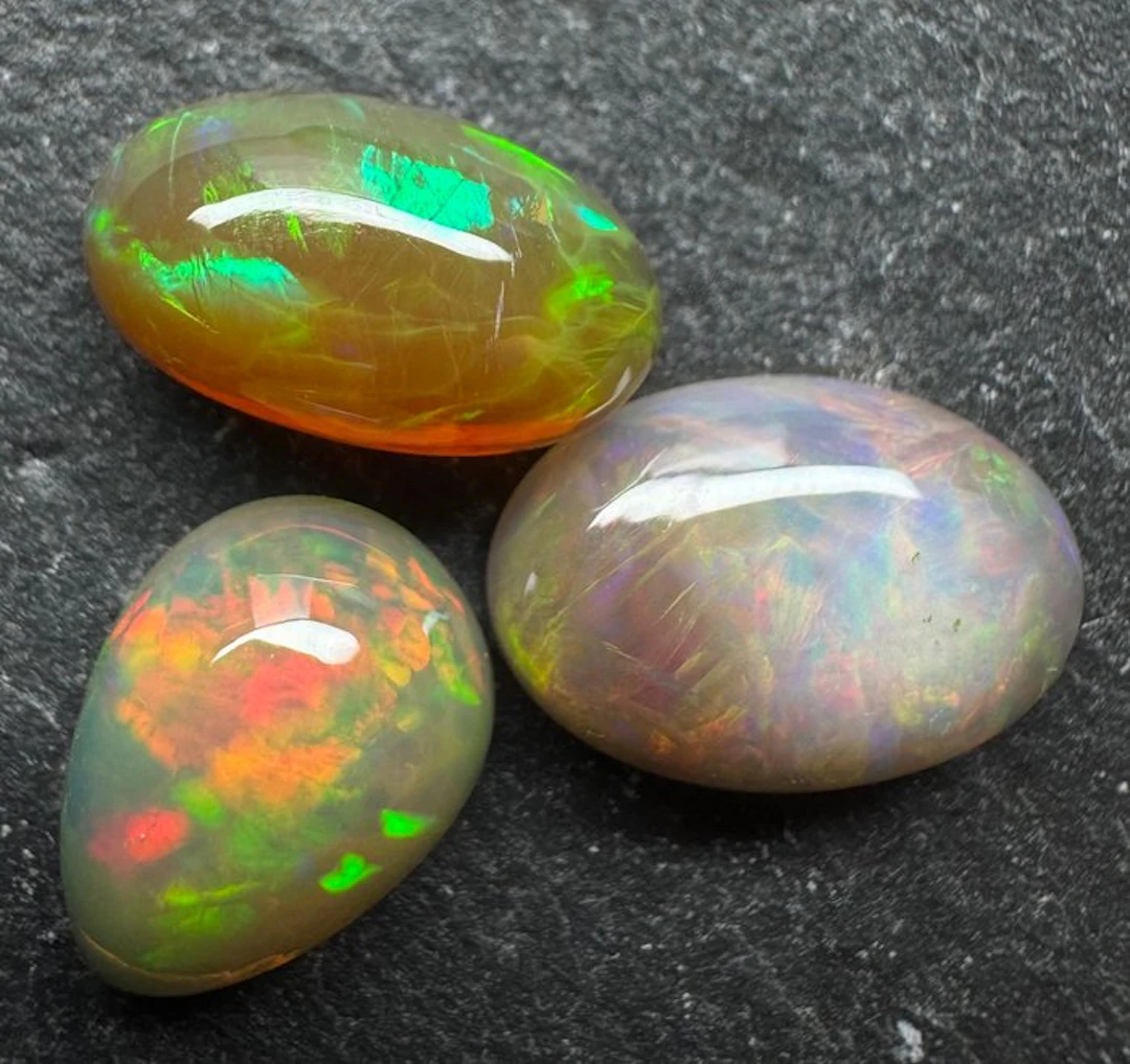 Opal Cabochons- 1.15 g - (3)