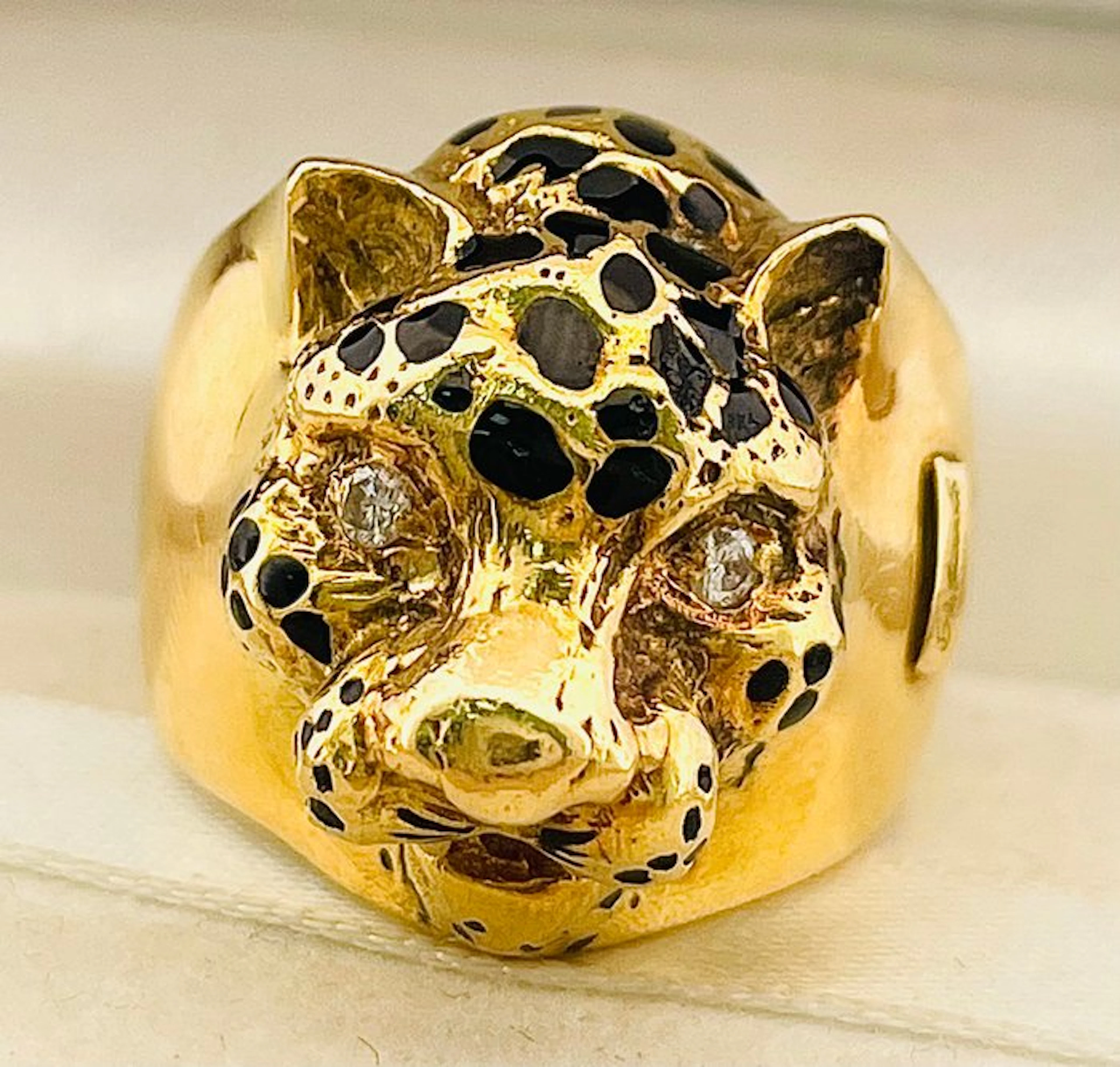 Ring - 18 kt. Yellow gold Diamond (Natural)