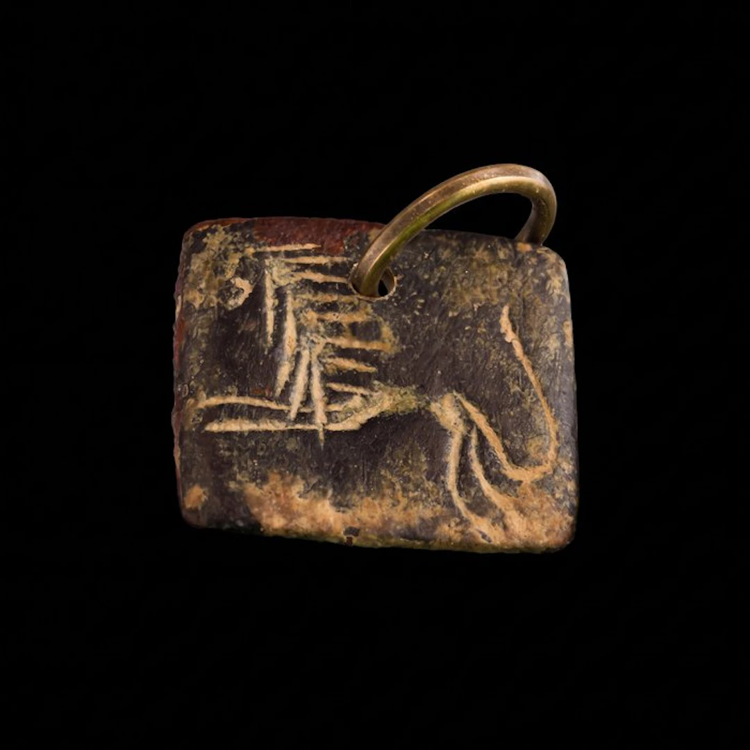 Ancient Roman Bronze Beautiful Lion Pendant – Leo –...