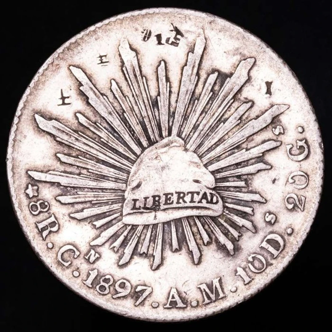 Mexico. 8 Reales 1897 Culiacan mint AM