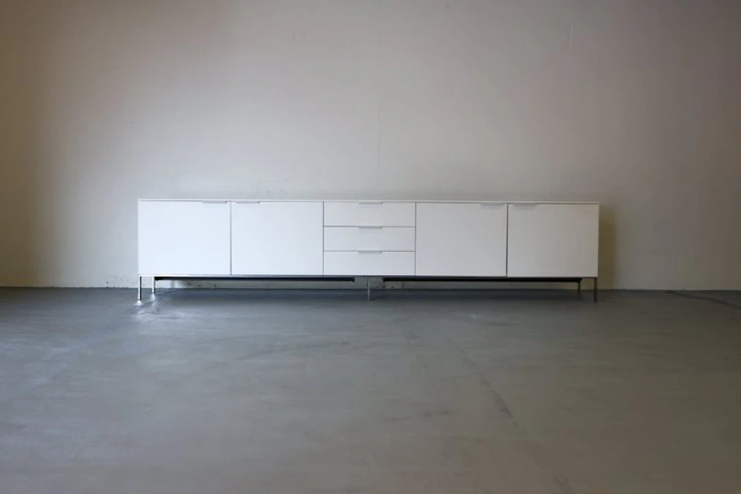 Cappellini - Sideboard - Wood, Chrome, Metal