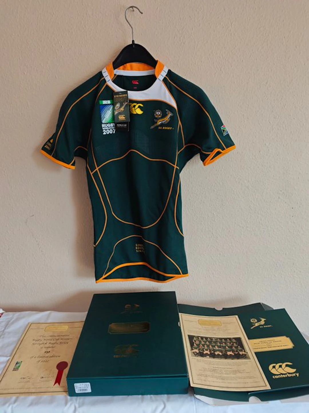 Springboks - Rugby World Cup 2007 - 2007 - Rugby jersey