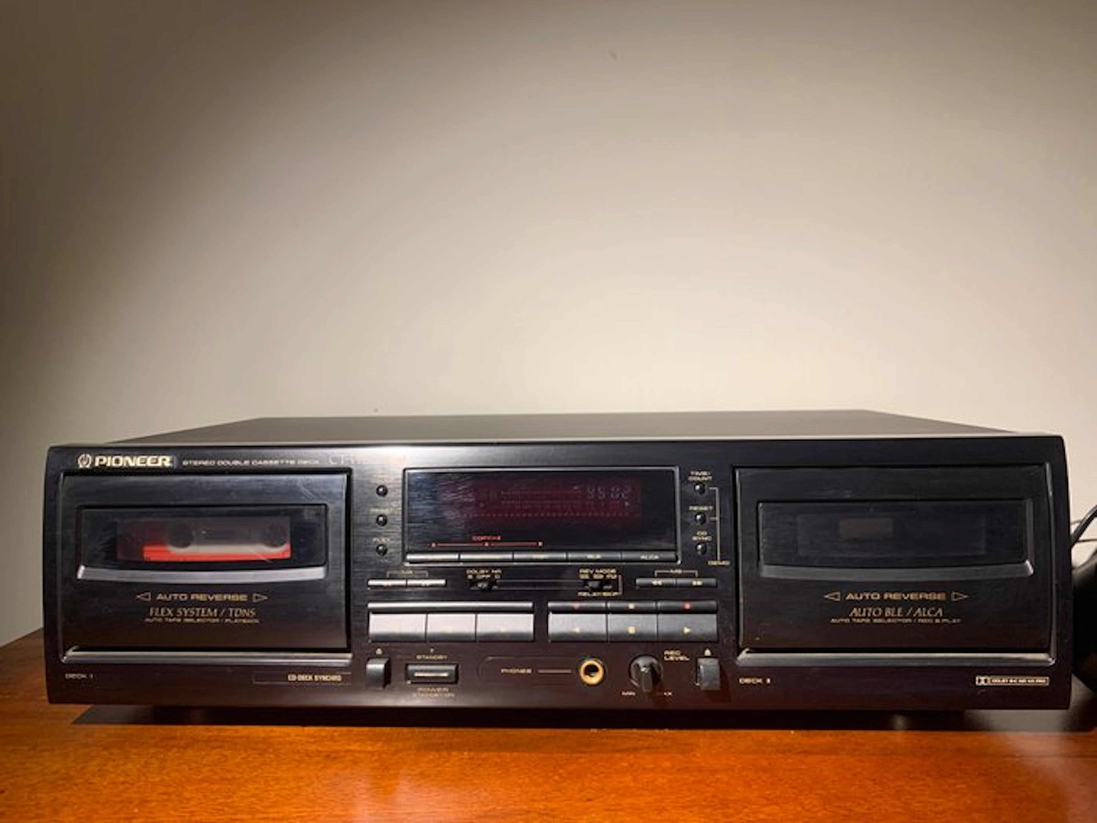 Pioneer - CT-W505R - Auto-Reverse - Dubbel Audio-cassette deck
