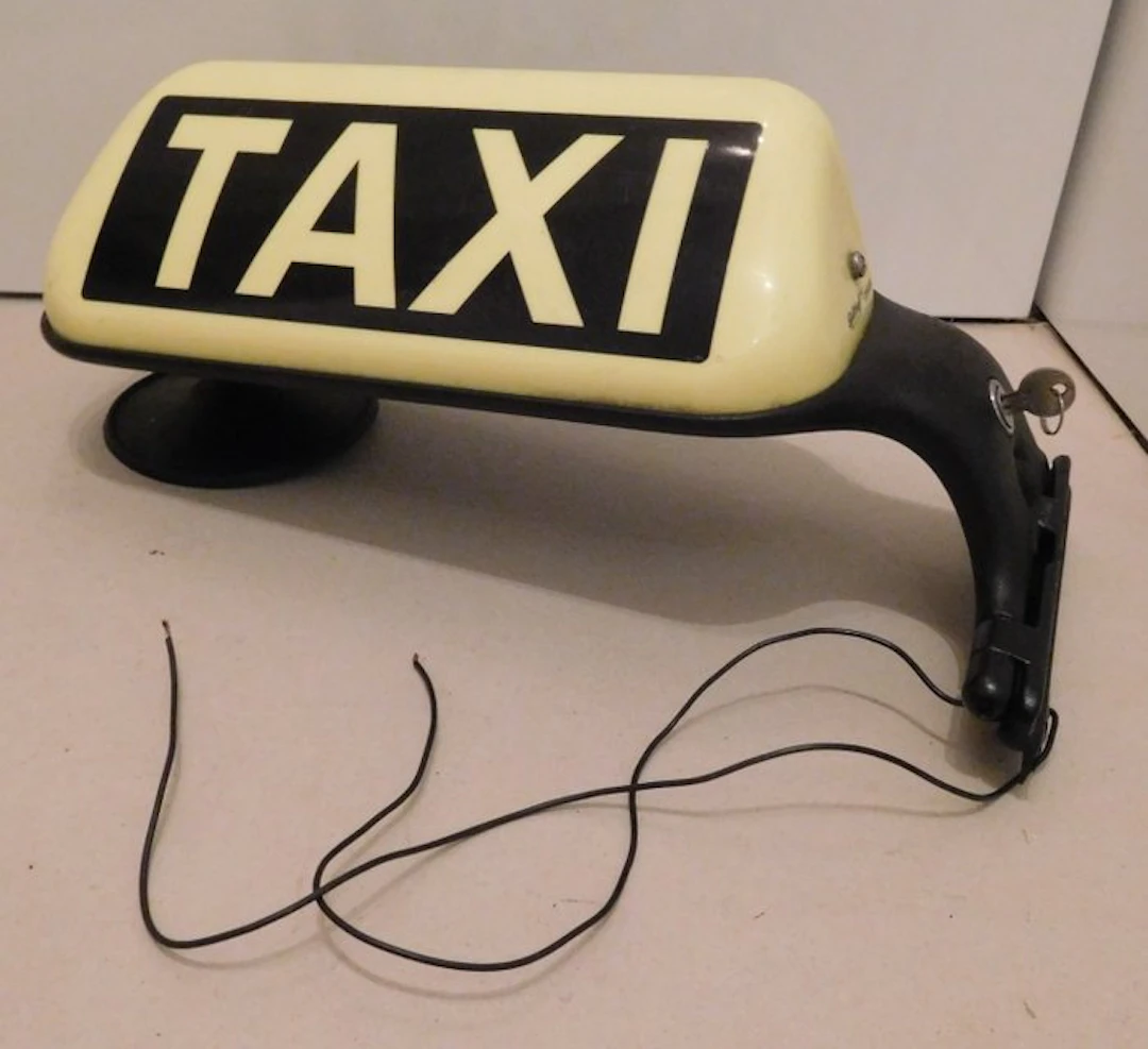 Splithoff - Lamp - Plastic, Rubber, Metal - Taxi dashboard lamp