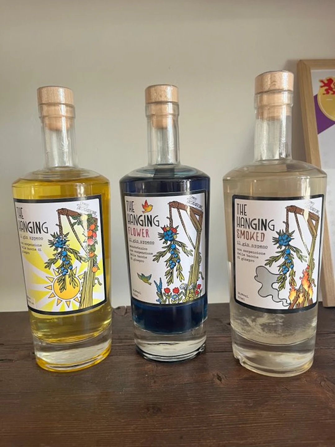 The Hanging - Il Gin Appeso + Flower + Smoked - Italian Gin - 50cl - 3 bottles