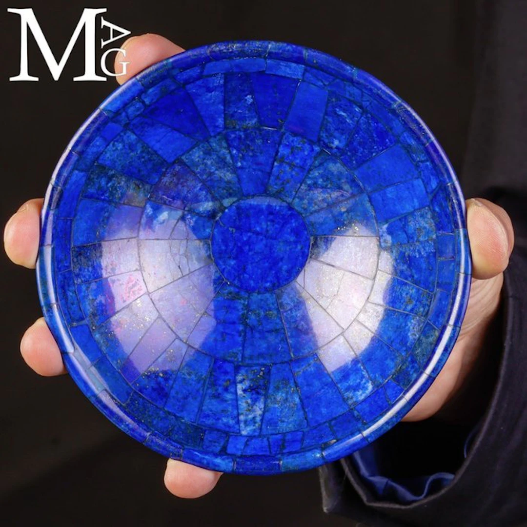 Precious Lapislazuli Bowl - Refined Afghanistan Lapis...