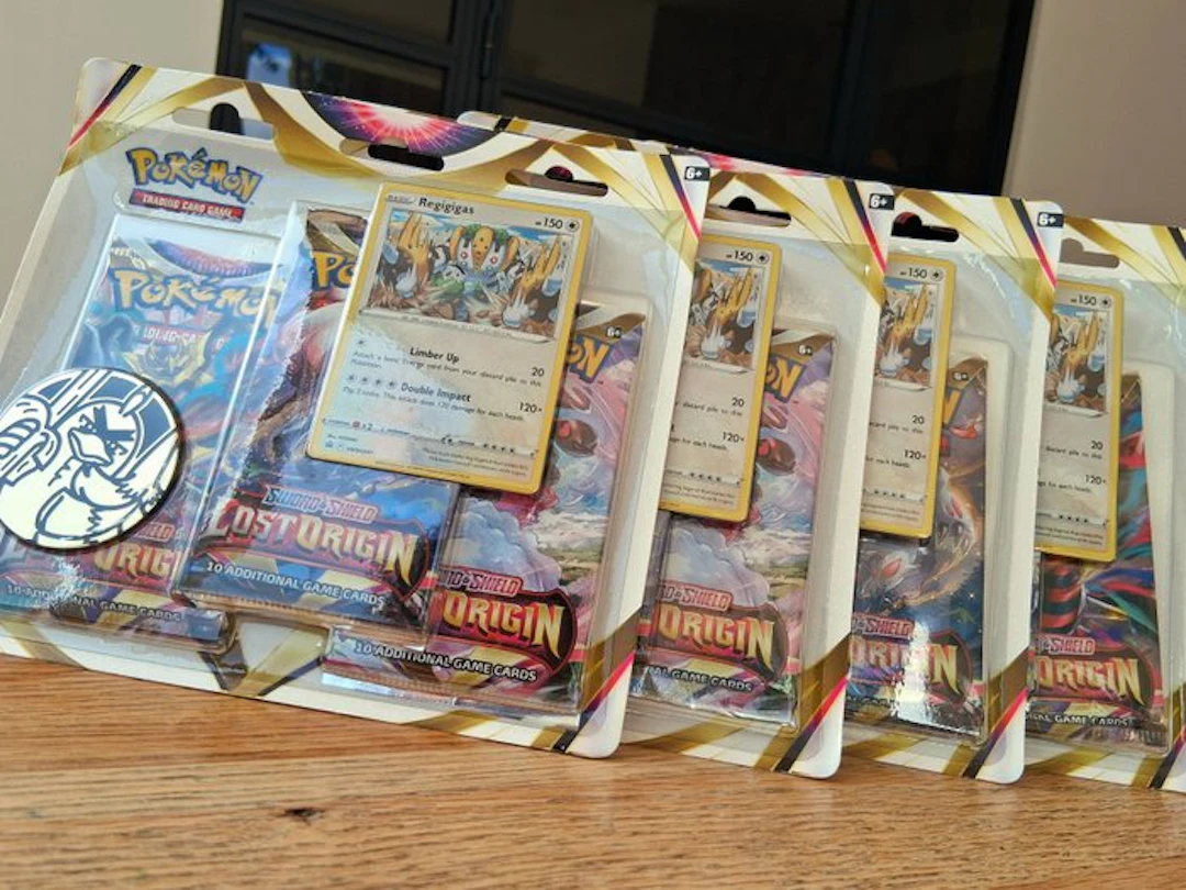 Pokémon - 4 Blister pack - 3 Pack Blister - Regigigas...