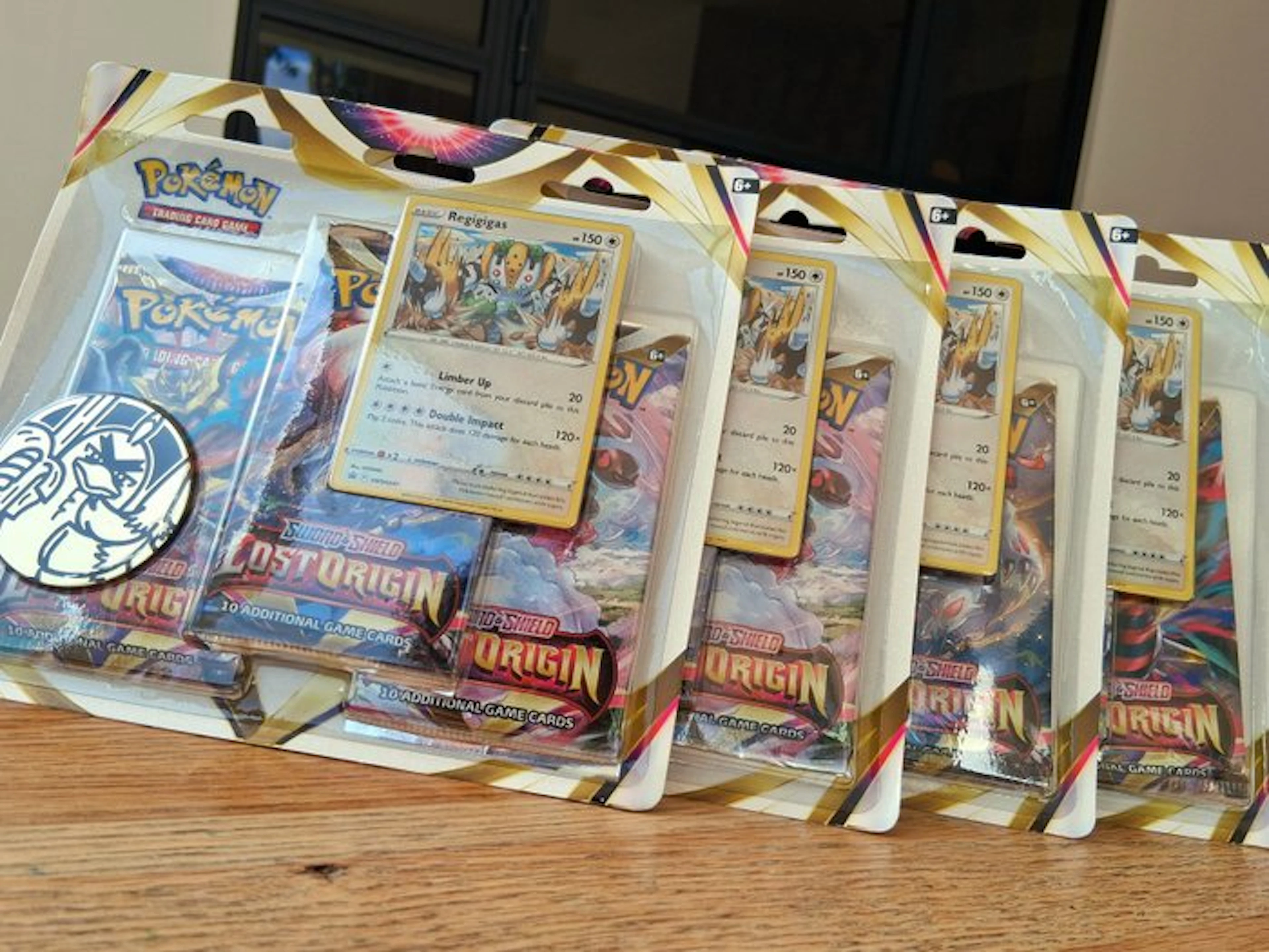 Pokémon - 4 Blister pack - 3 Pack Blister - Regigigas...