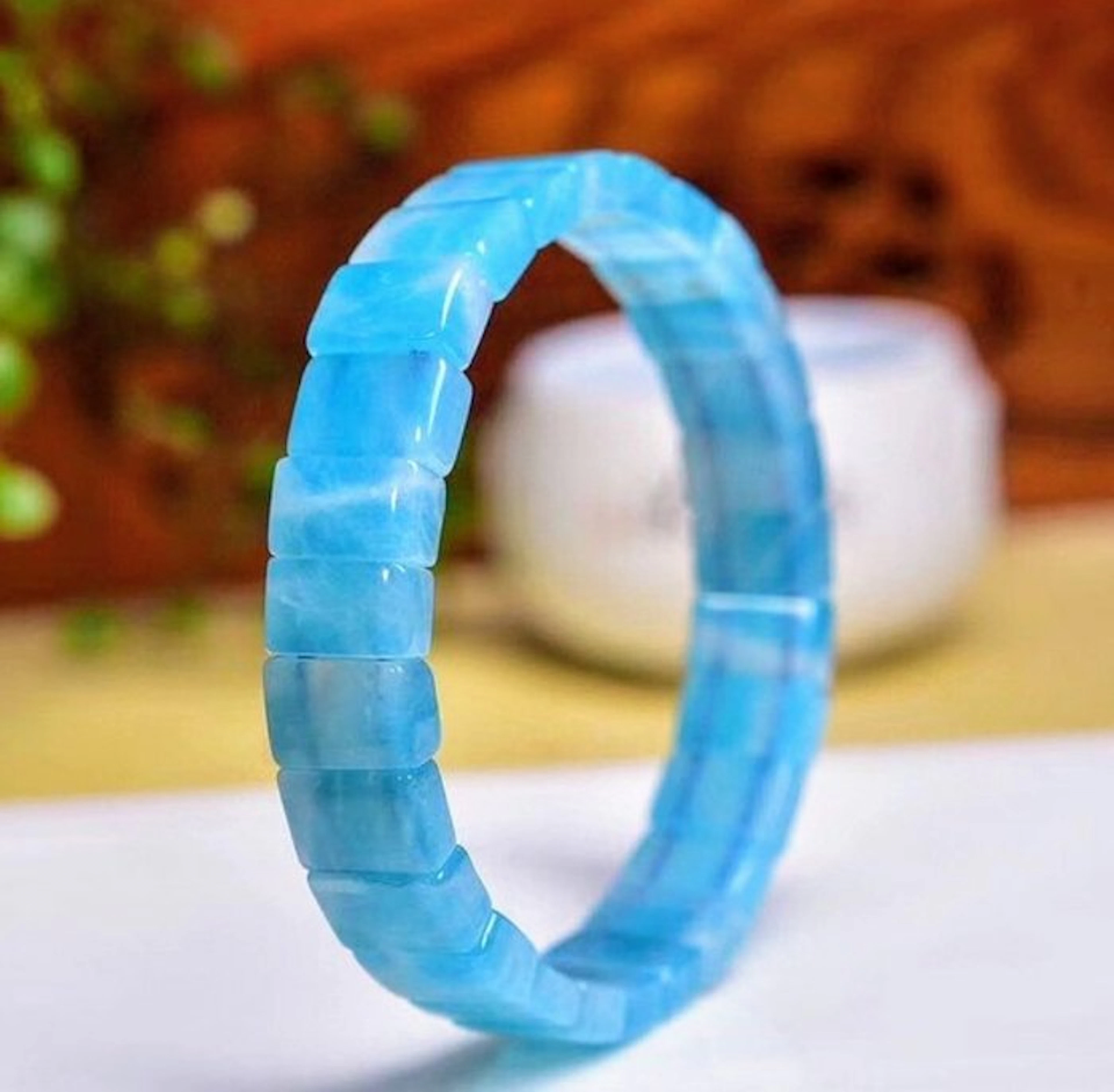 Exquisite ice-blue Amazonite