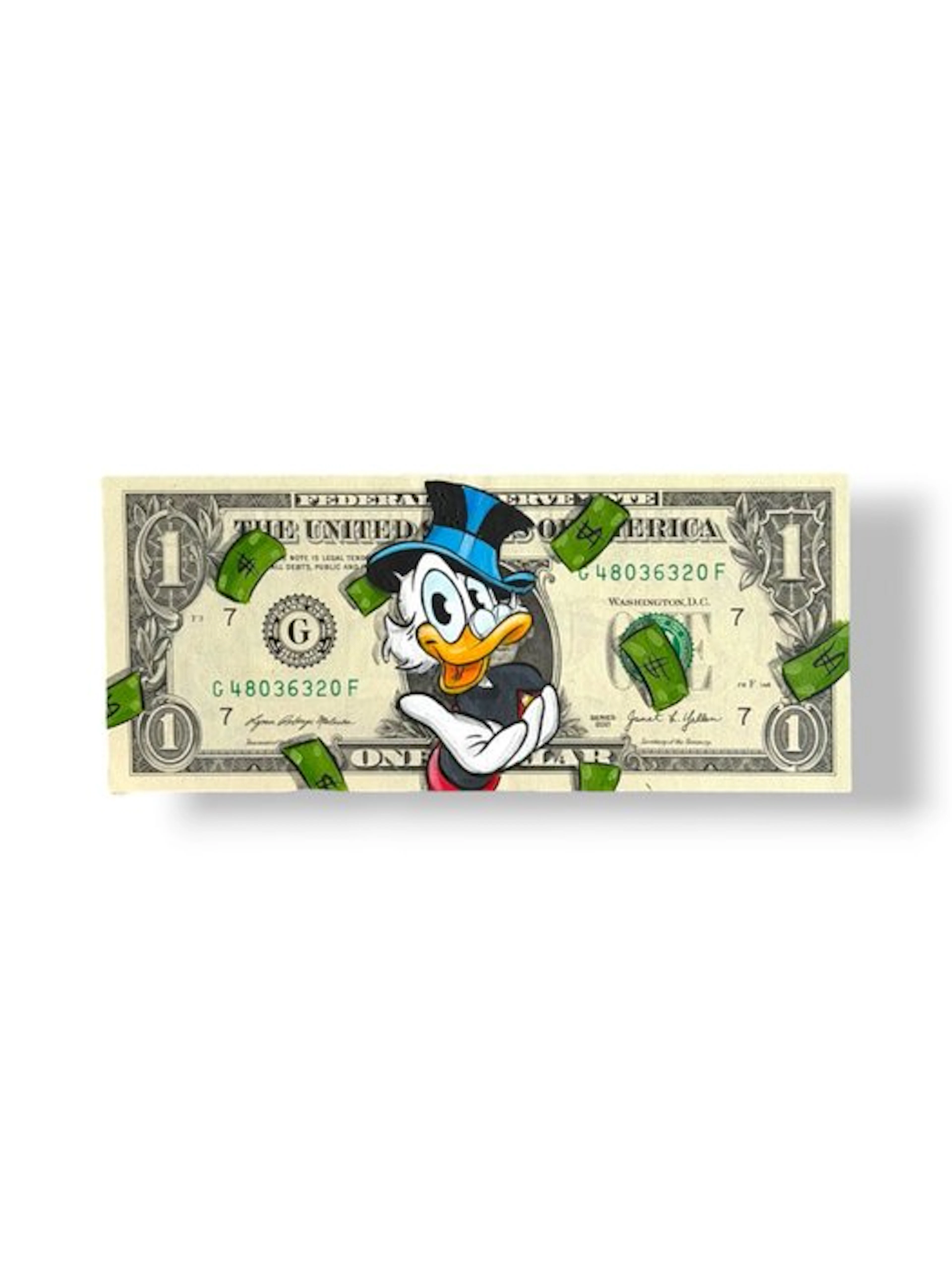 Alan Stefanov (1999) - "Born Rich" 1 Dollar bill - NO Reserve