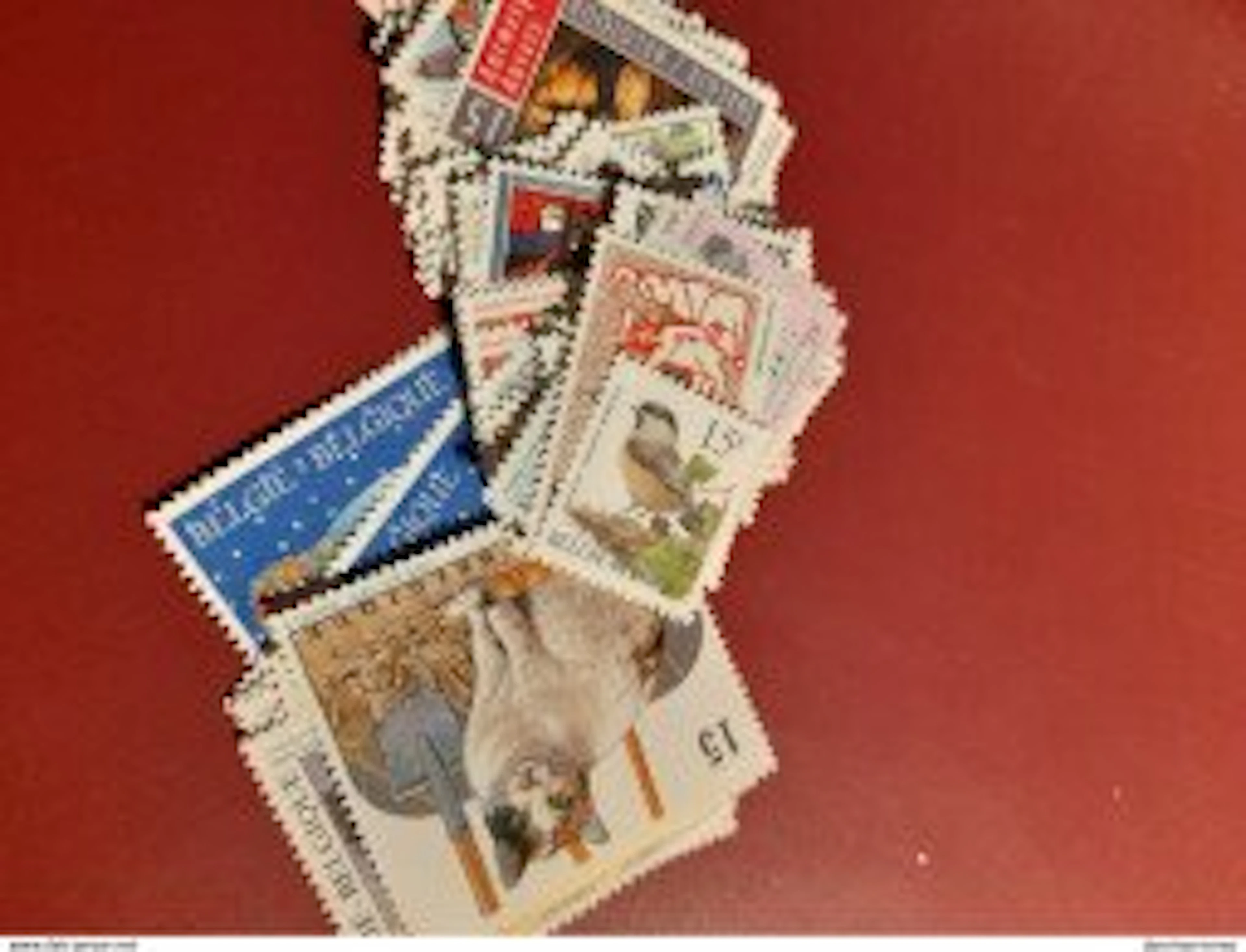Belgium - lot of postage stamps 600 * 15 = 9,000 fr = 225 euros