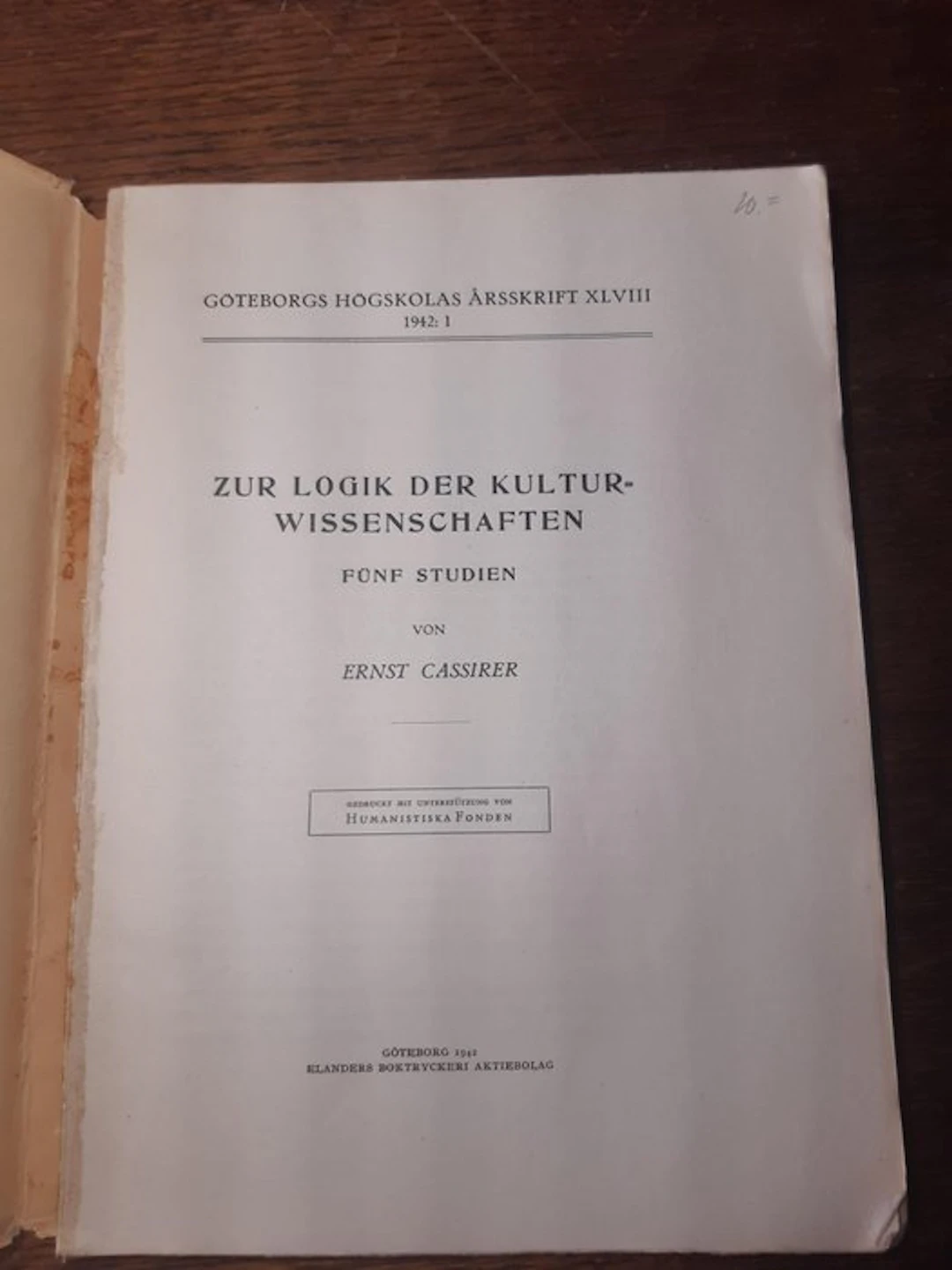 Ernst Cassirer - CASSIRER