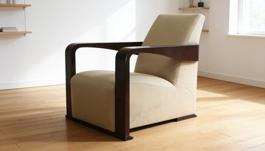 Hugues Chevalier - Hugues Chevalier - Armchair - Ying - Leather, Wood