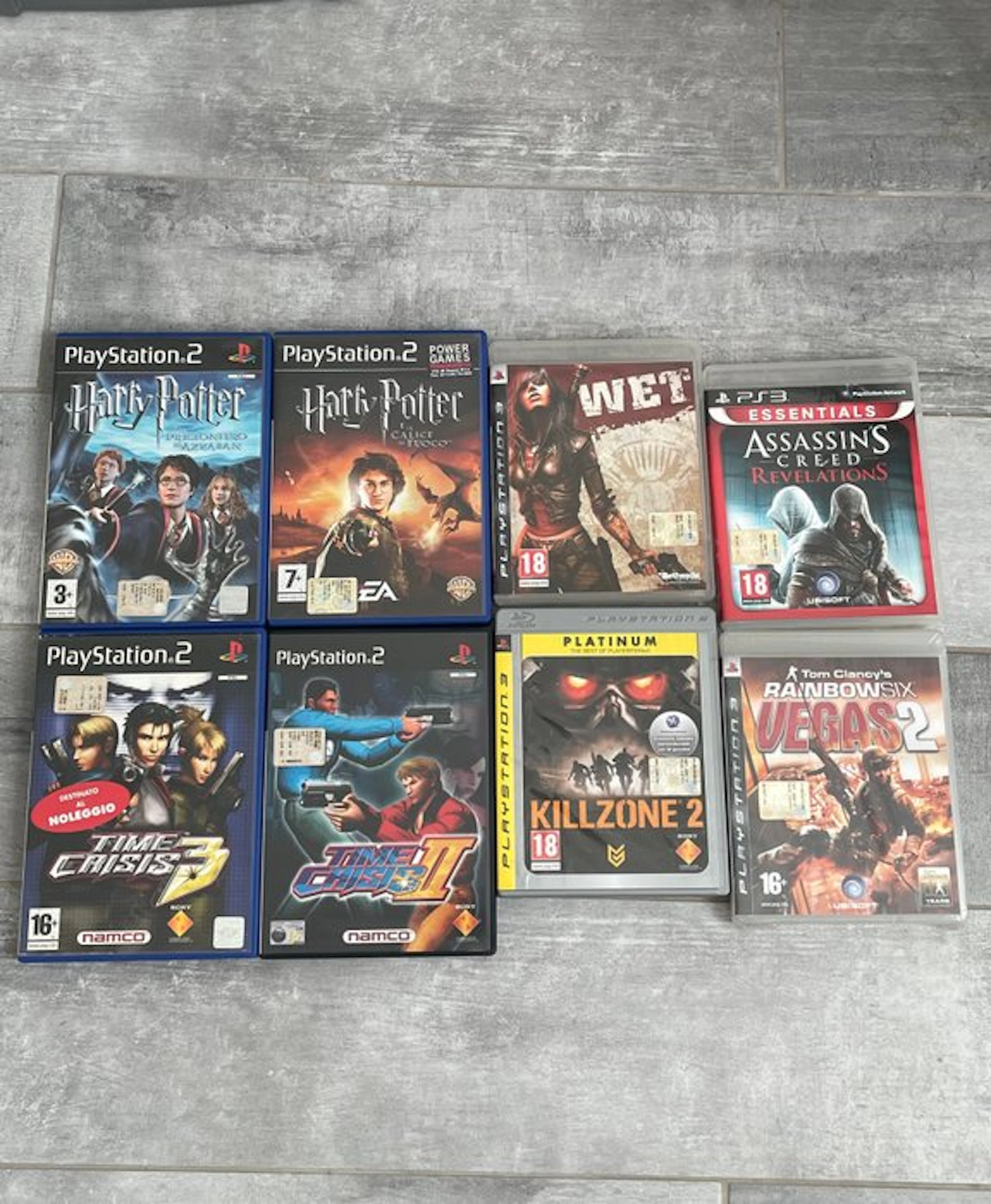 Ubisoft - Lotto di 8 videogiochi Sony PlayStation 2 e PlayStation