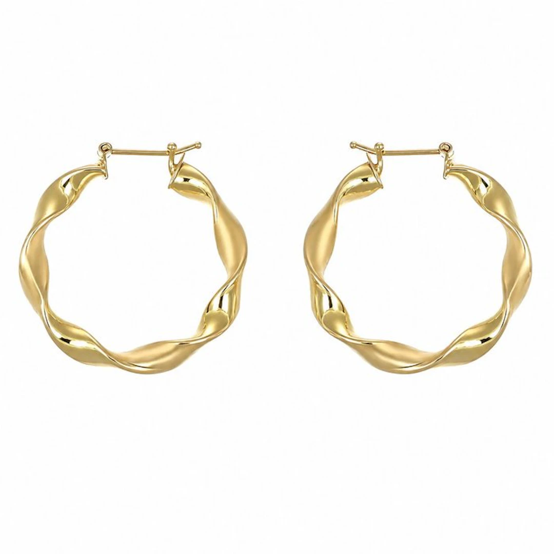 Earrings - 18 kt. Yellow gold - Gold 750 18k