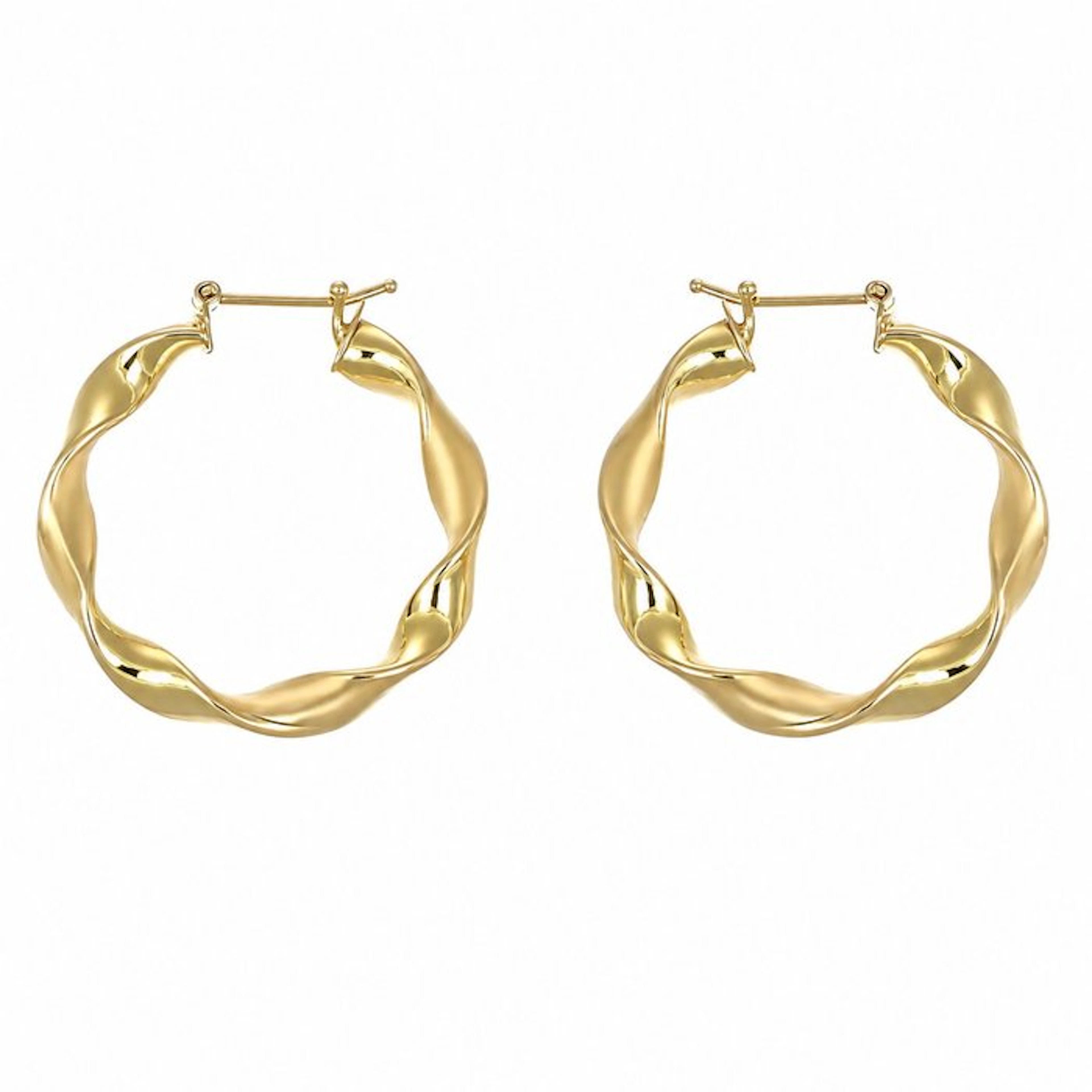 Earrings - 18 kt. Yellow gold - Gold 750 18k