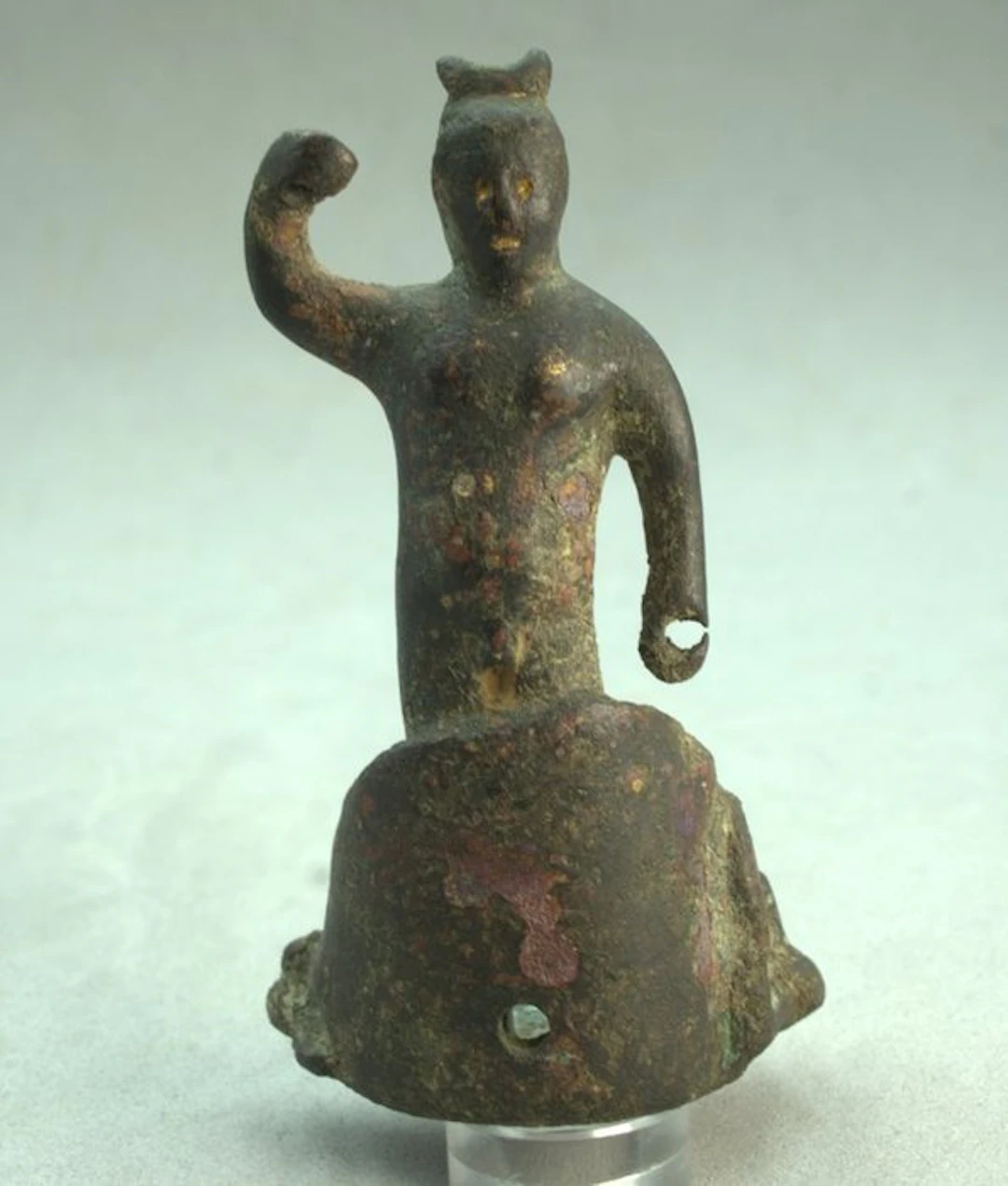 Ancient Roman Bronze Statuette of Luna / Selene in a Quadriga - 68 mm
