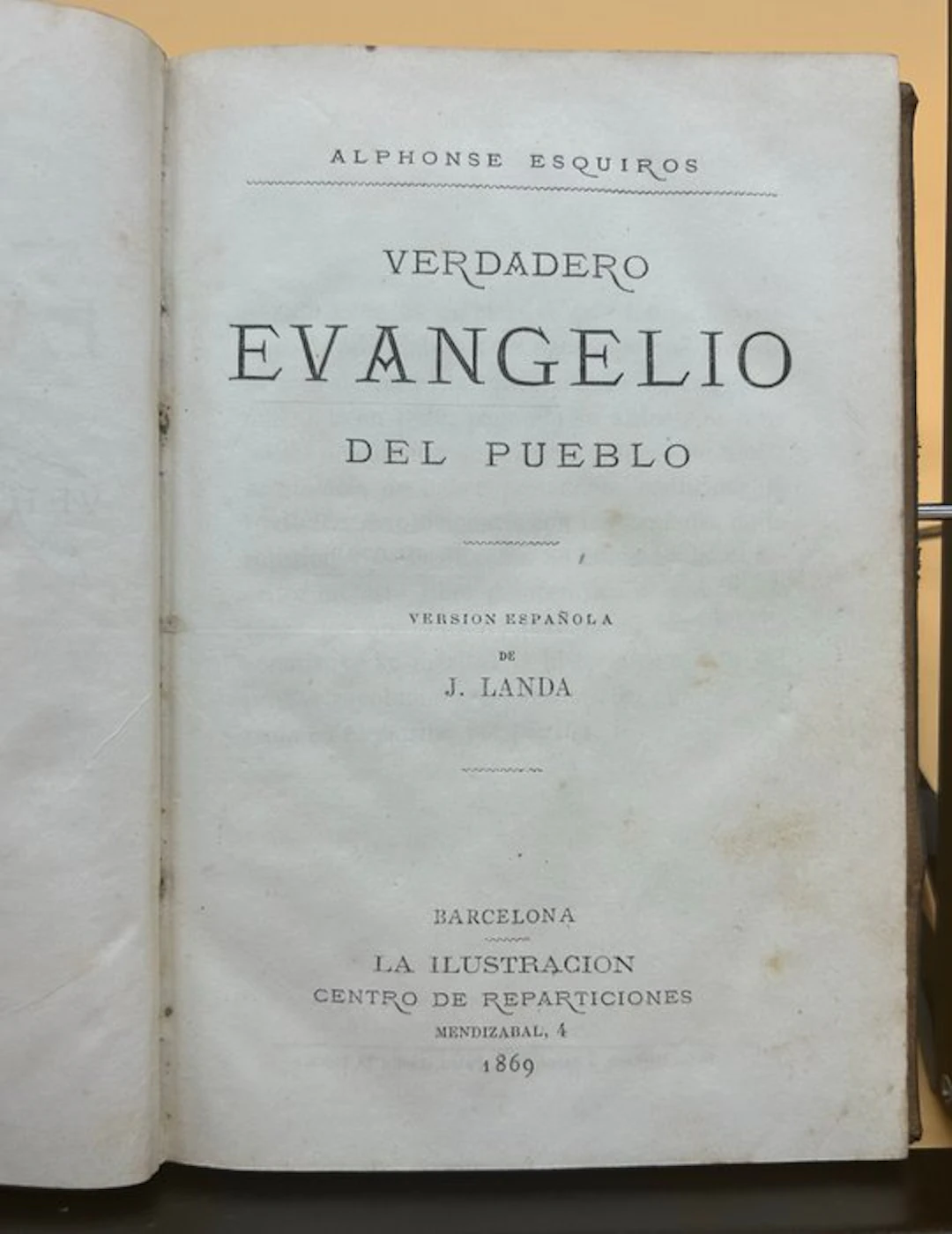Henri François Alphonse Esquiros - Verdadero Evangelio del Pueblo