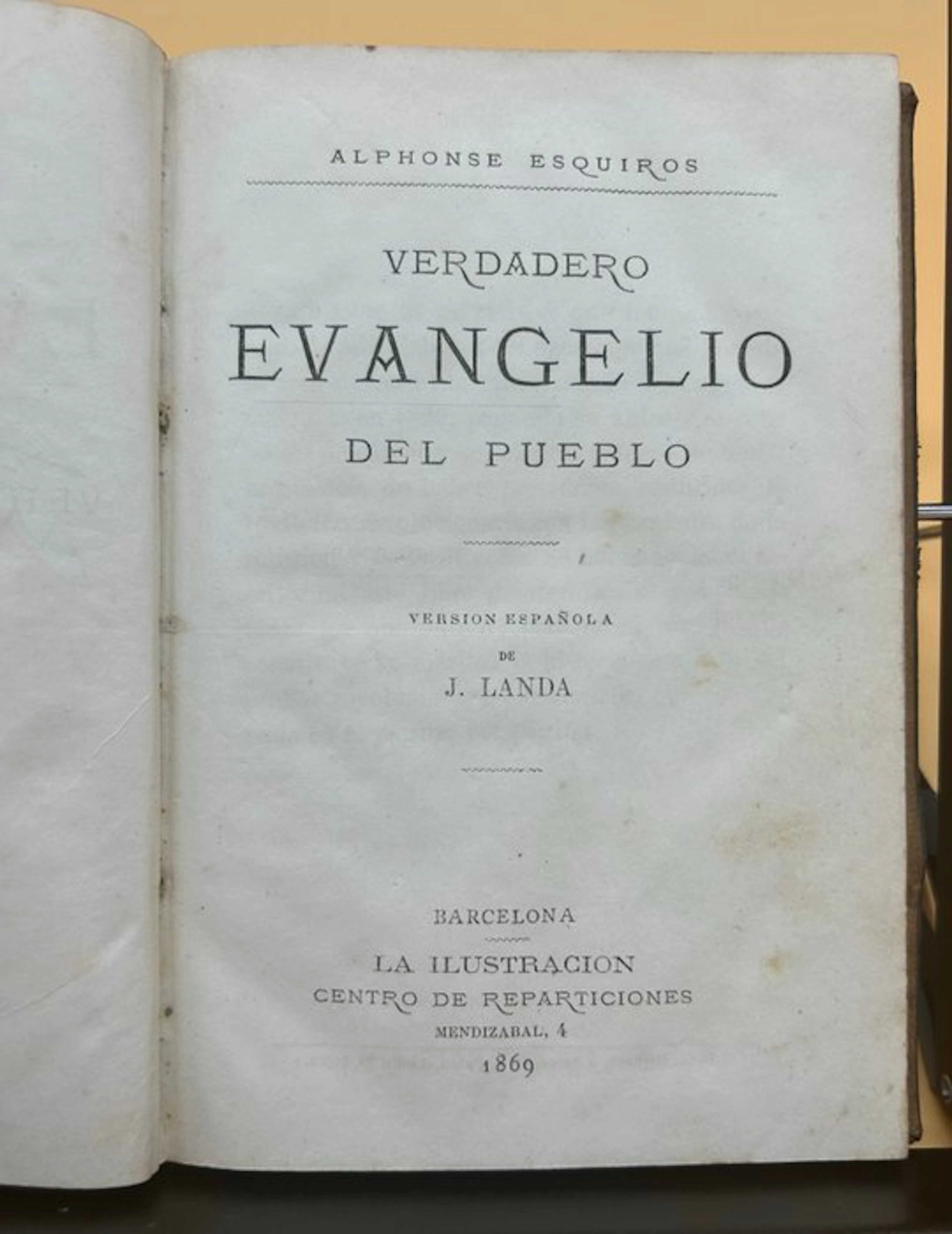 Henri François Alphonse Esquiros - Verdadero Evangelio del Pueblo