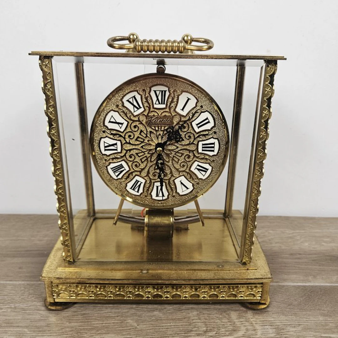 Electromagnetic Clock - Brass, Glass - 1960-1970