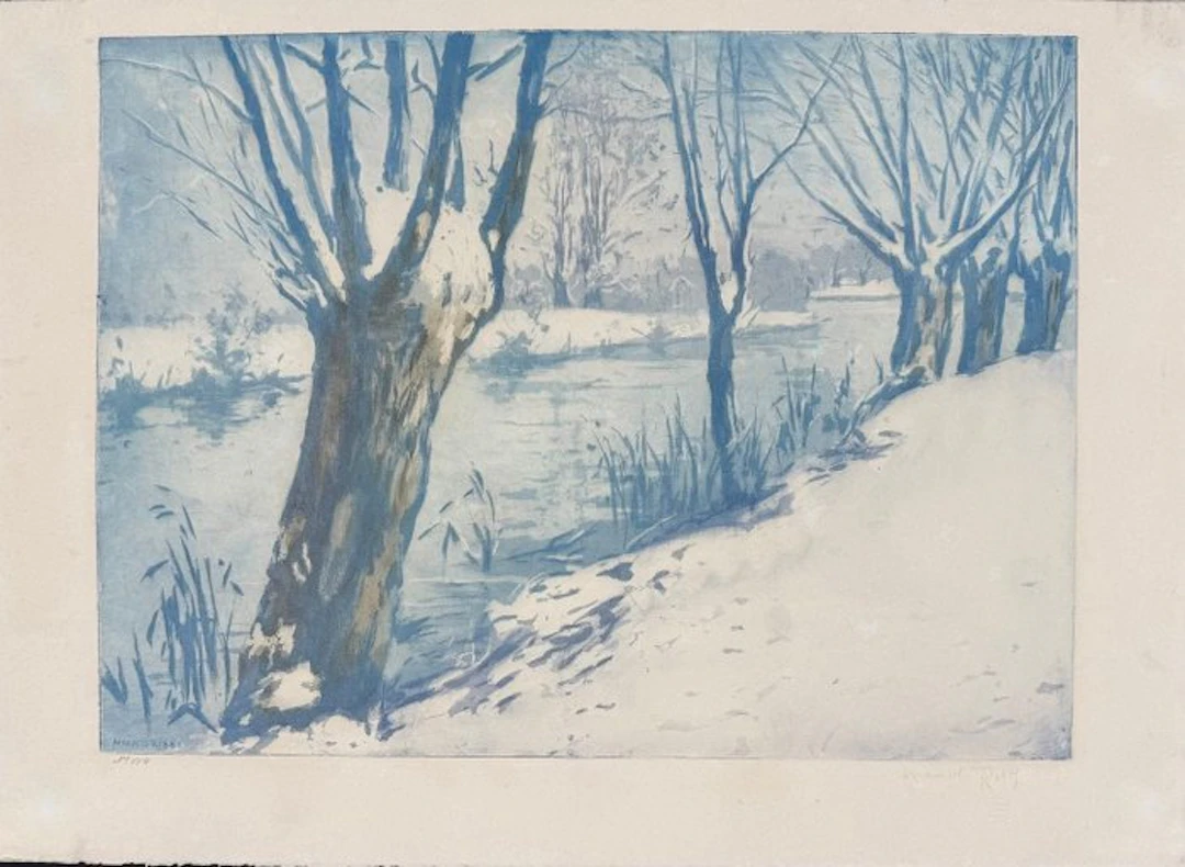 Manuel Robbe (1872-1936) - La Neige
