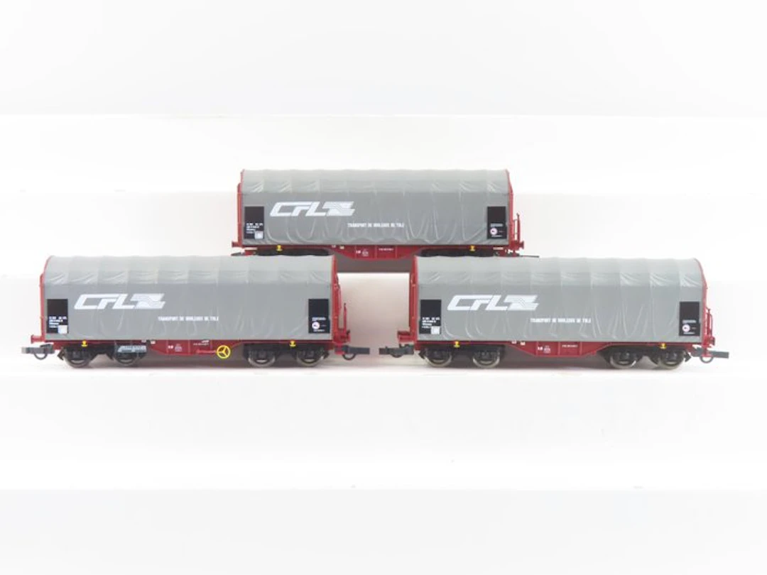 Roco H0 - 67730 - Model train freight carriage (3) - 3x...