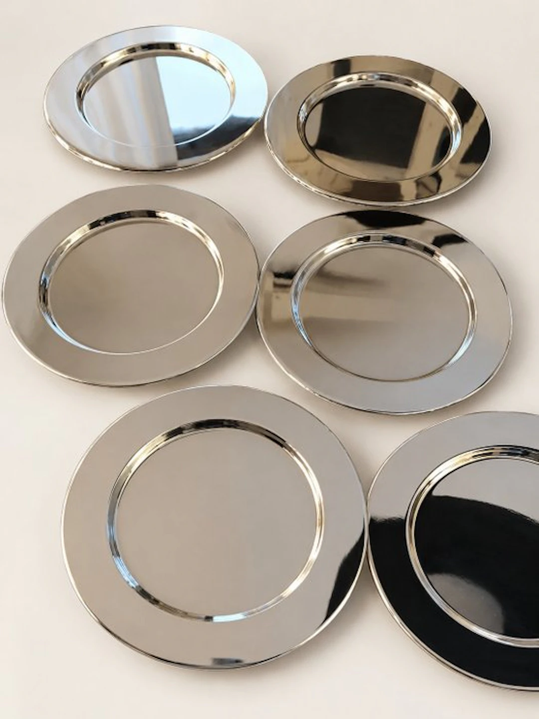 VIGANÒ - Charger plate (6) - Mexico - Silverplated