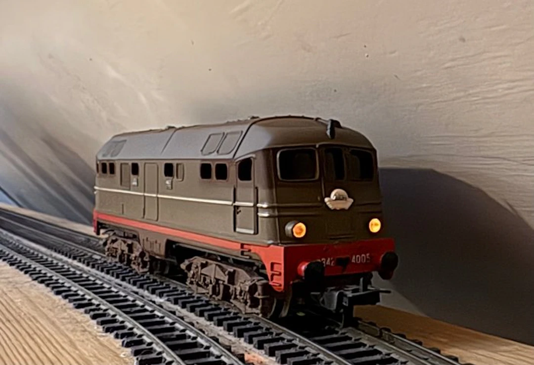 Lima H0 - 8023 - Diesel-electric locomotive (1) - D342 4005 Ansaldo - FS