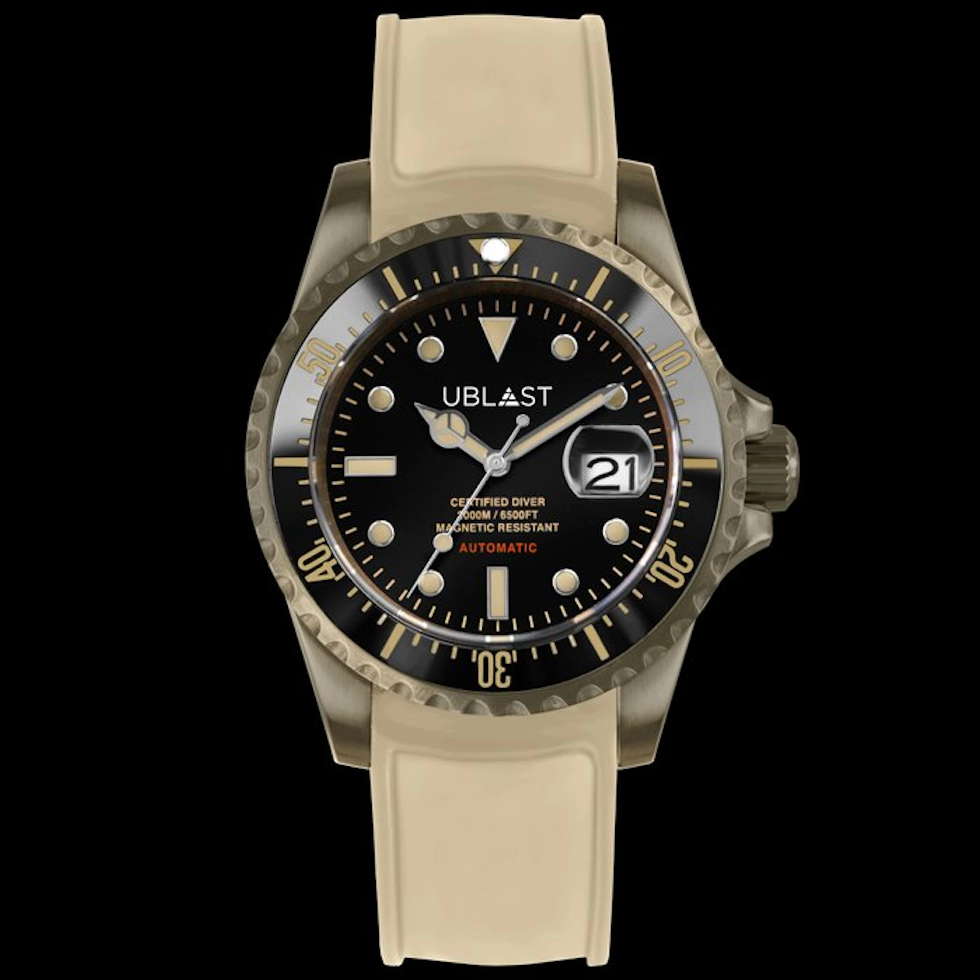 Ublast - Submersible Professional Diver 200 ATM - UBISBZC45BK - Men - 2026