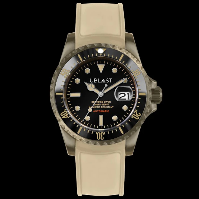 Ublast - Submersible Professional Diver 200 ATM - UBISBZC45BK - Men - 2026