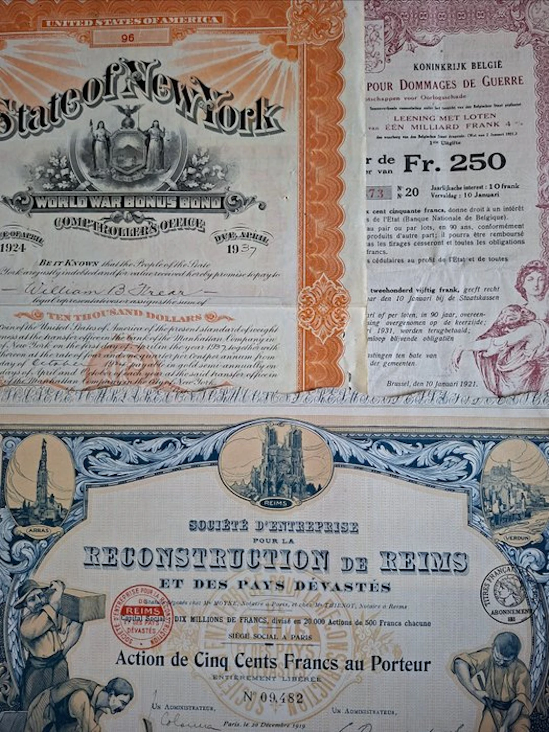Document - 3 x Eerste Wereld Oorlog