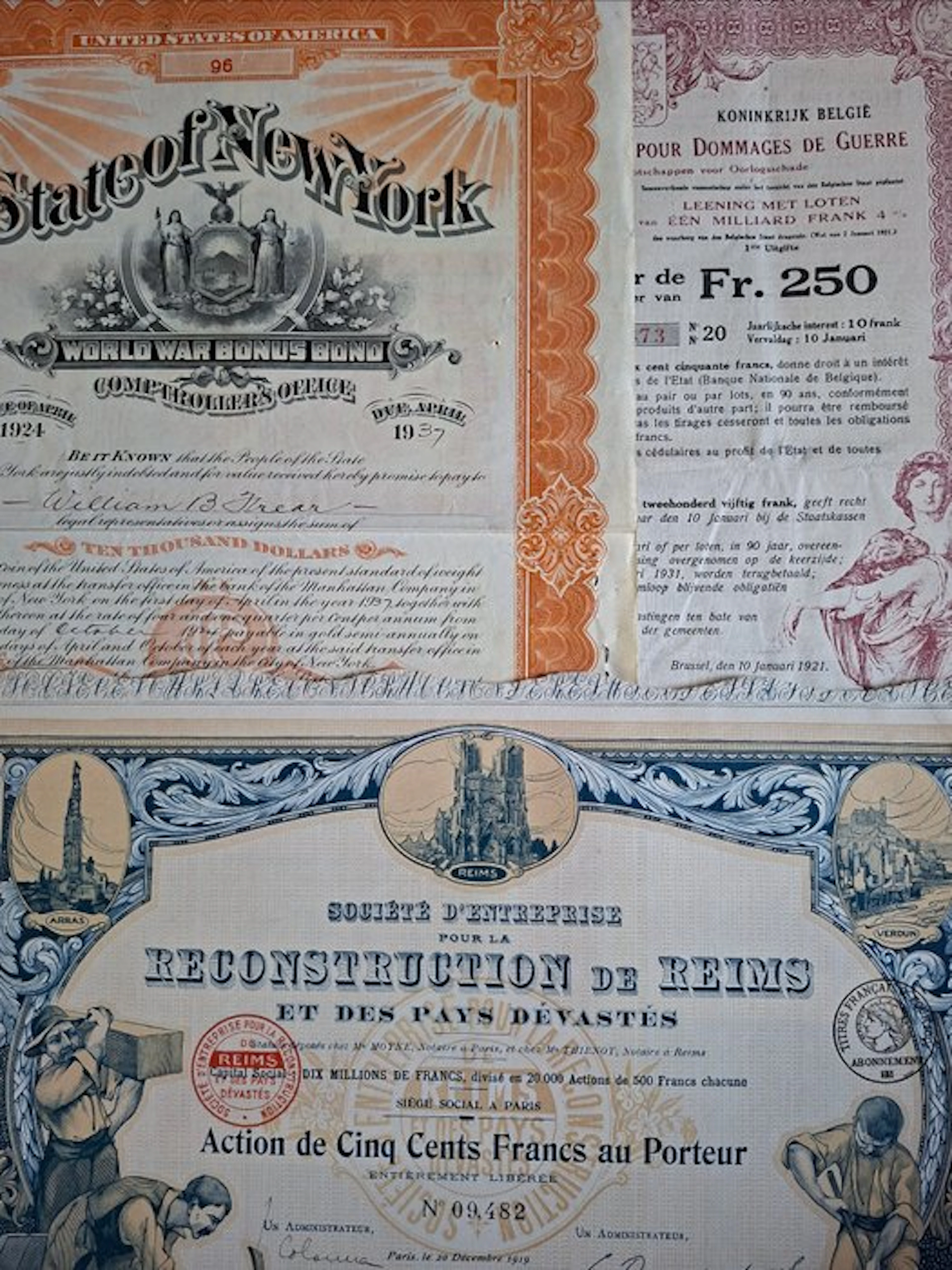 Document - 3 x Eerste Wereld Oorlog