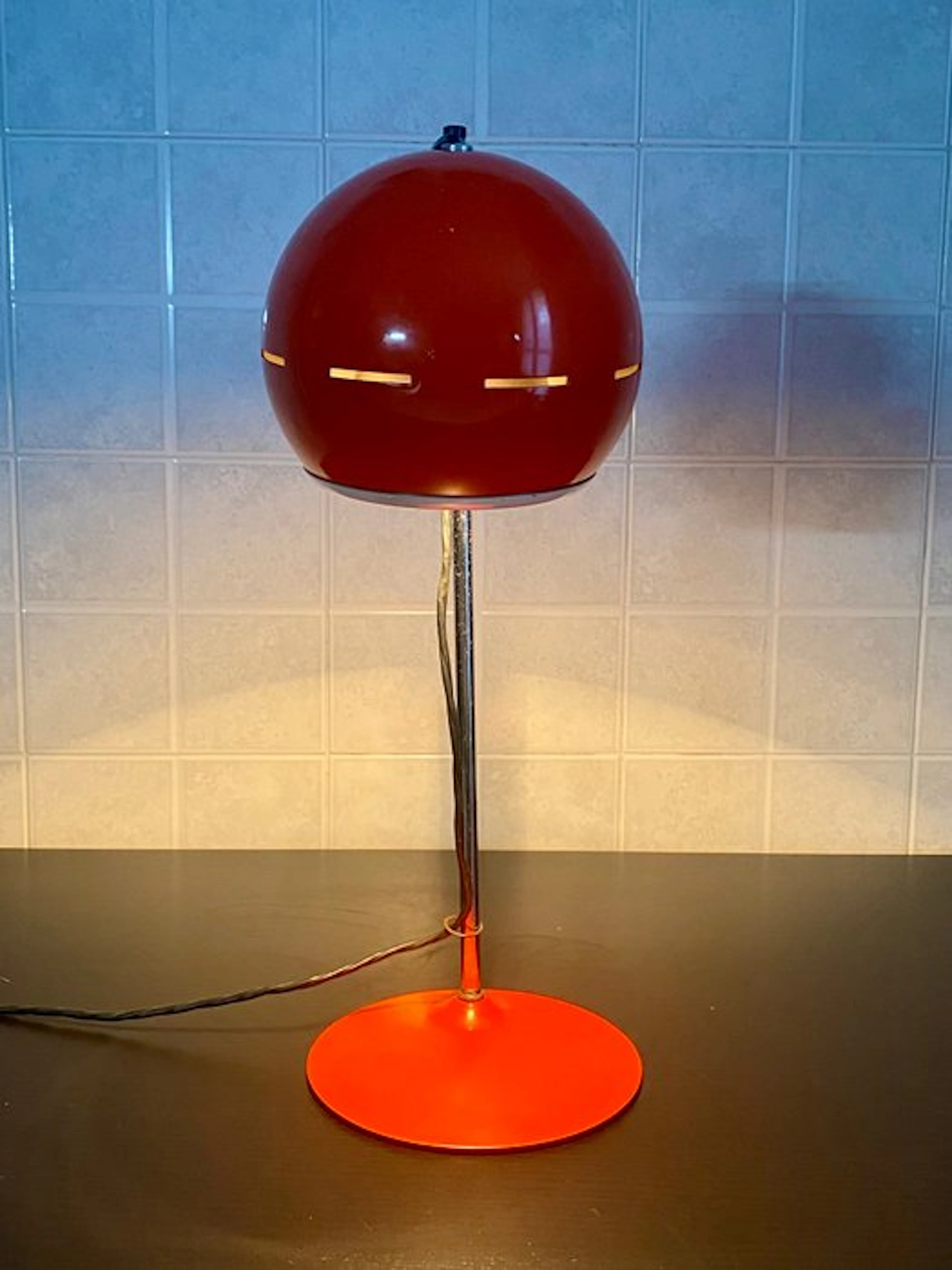Table lamp - Metal, Chrome - Space Age Style