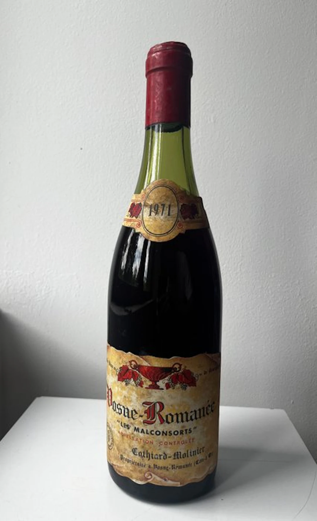 1971 Cathiard Molinier "Les Malconsorts" - Vosne-Romanée...