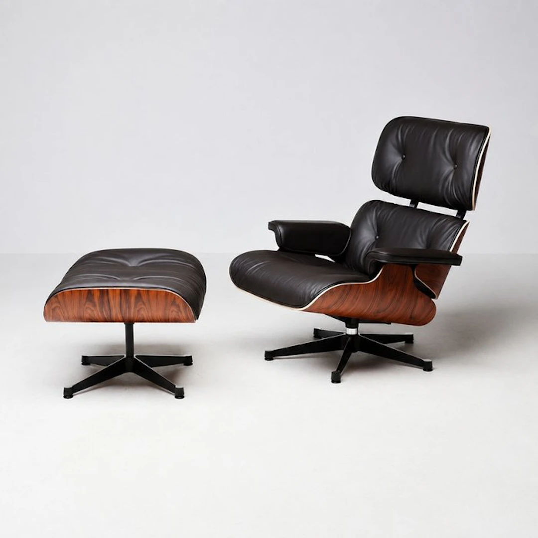 Vitra - Charles Eames - Lounge chair (2) - Leather